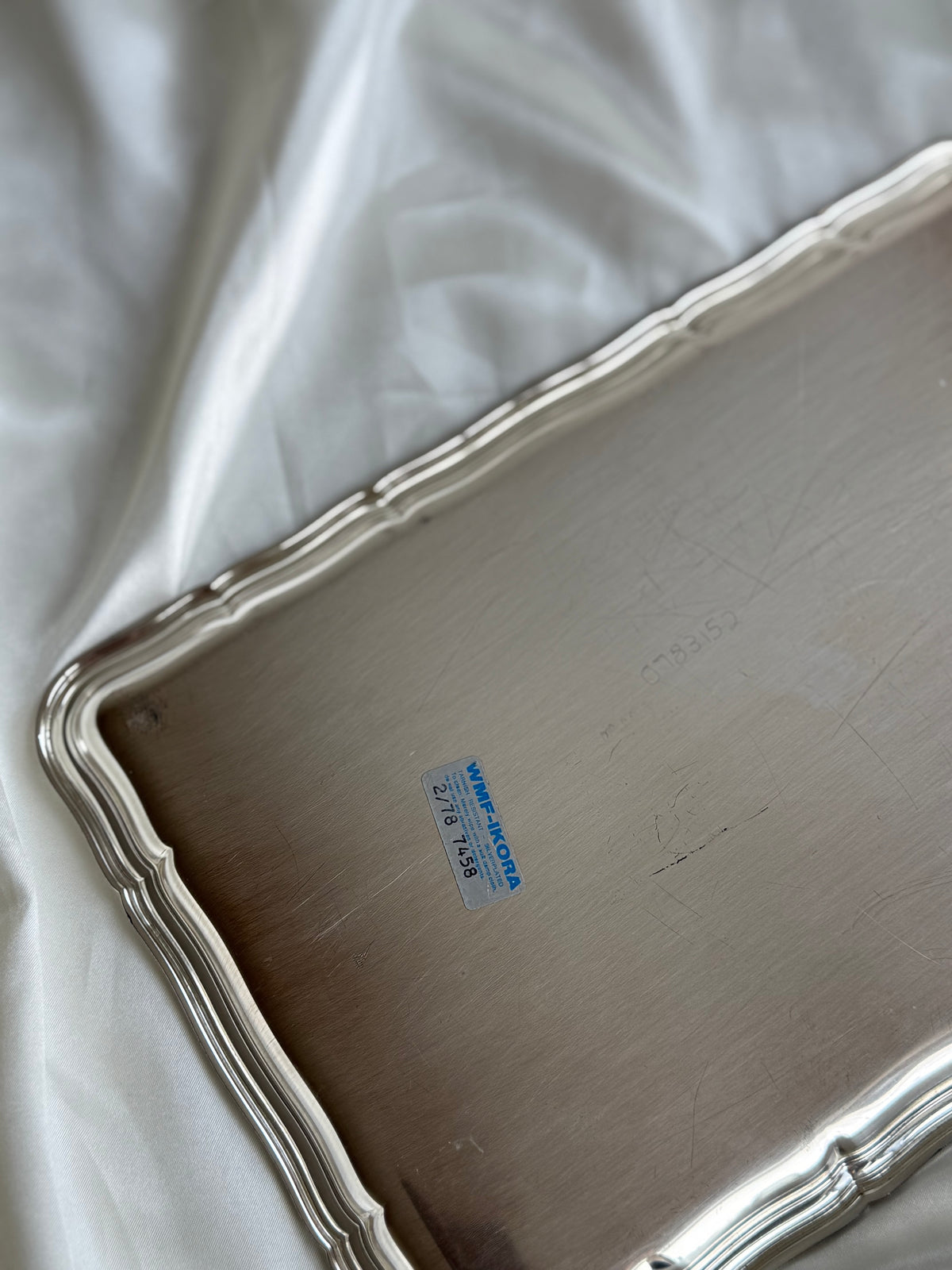 Vintage German WMF Ikora Silver Plated Rectangular Serving Tray