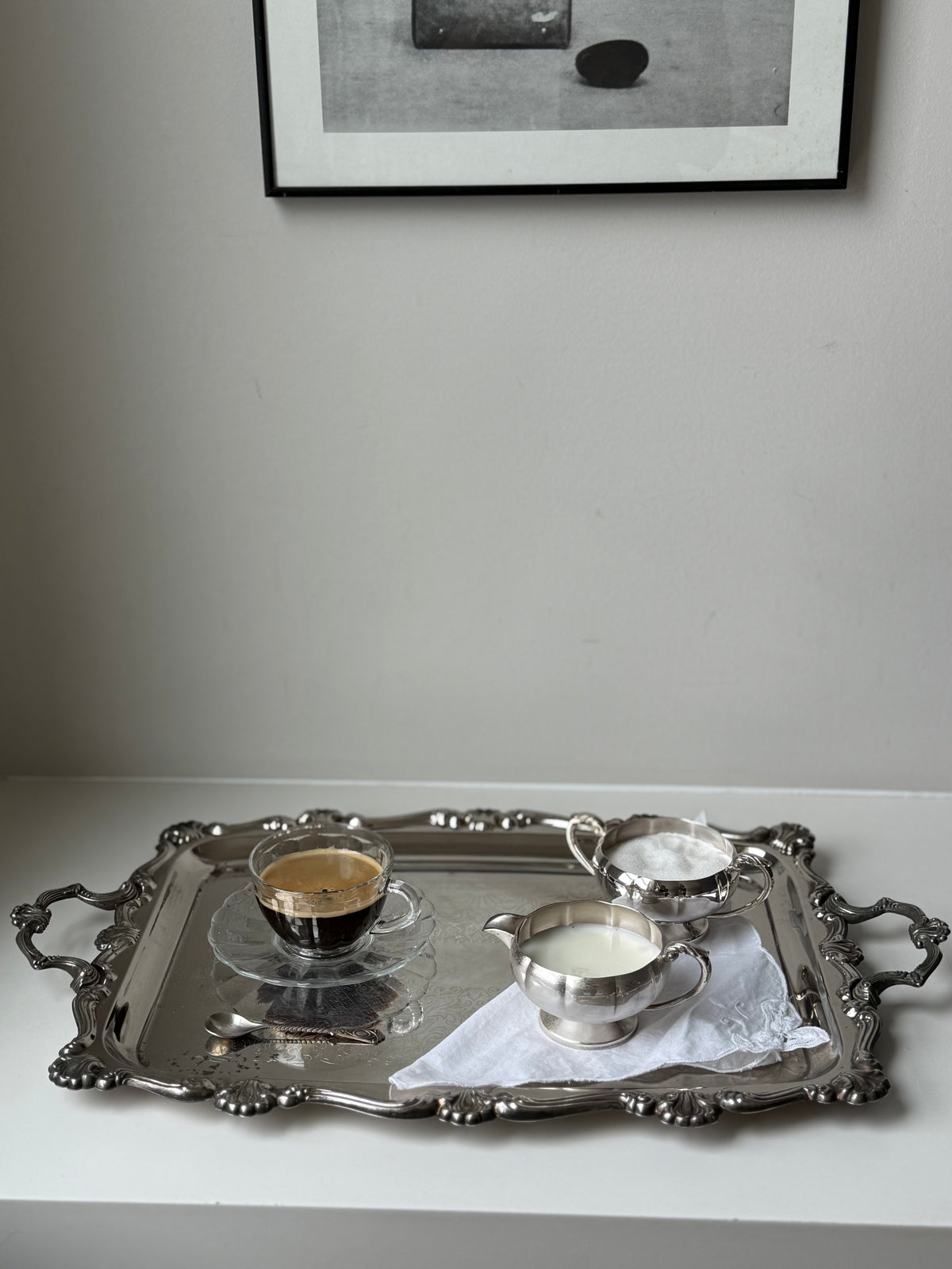 Vintage Silver-Plated Creamer & Sugar Bowl Set – Manor Plate