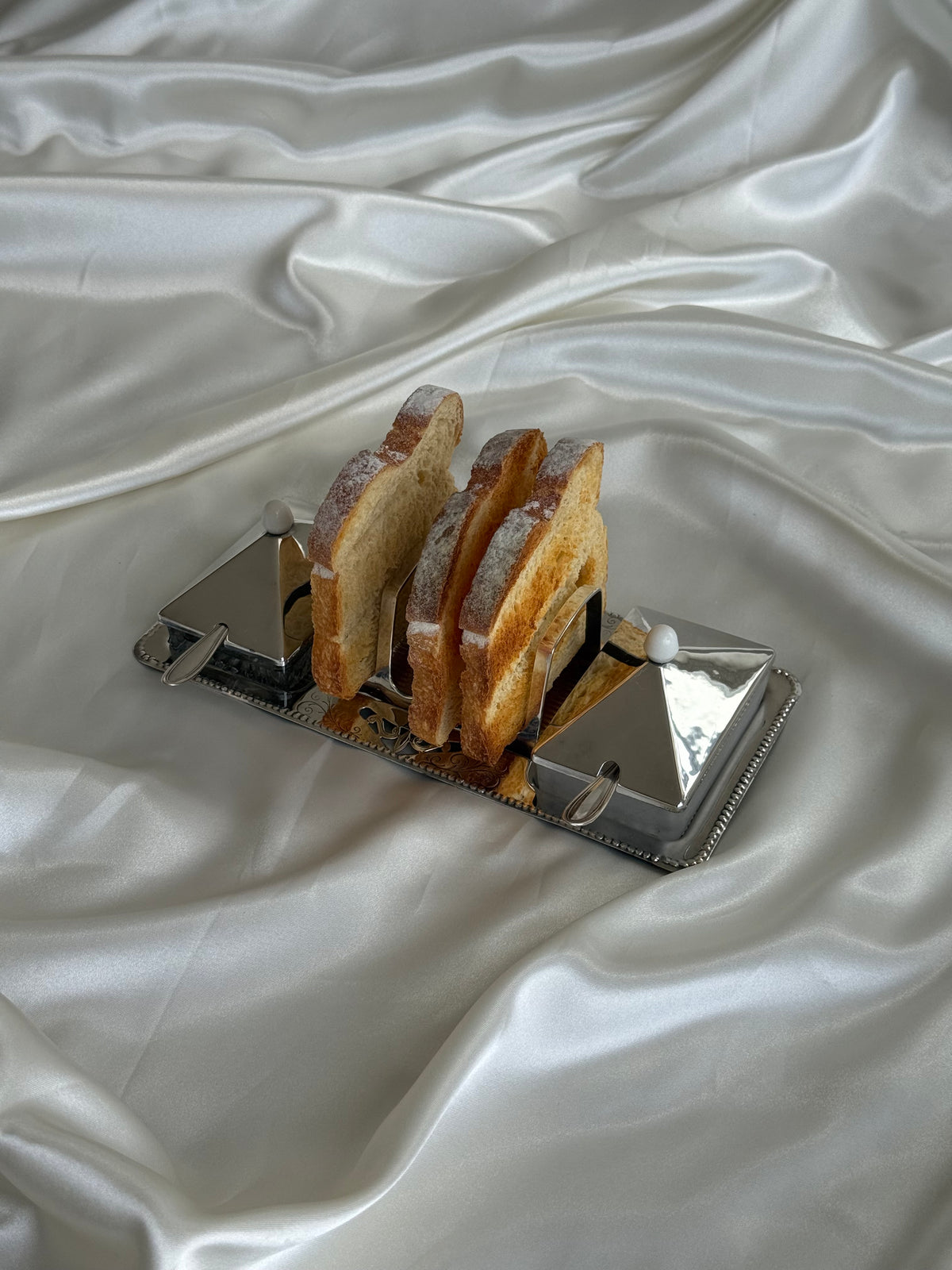Vintage English silver plated breakfast serving set