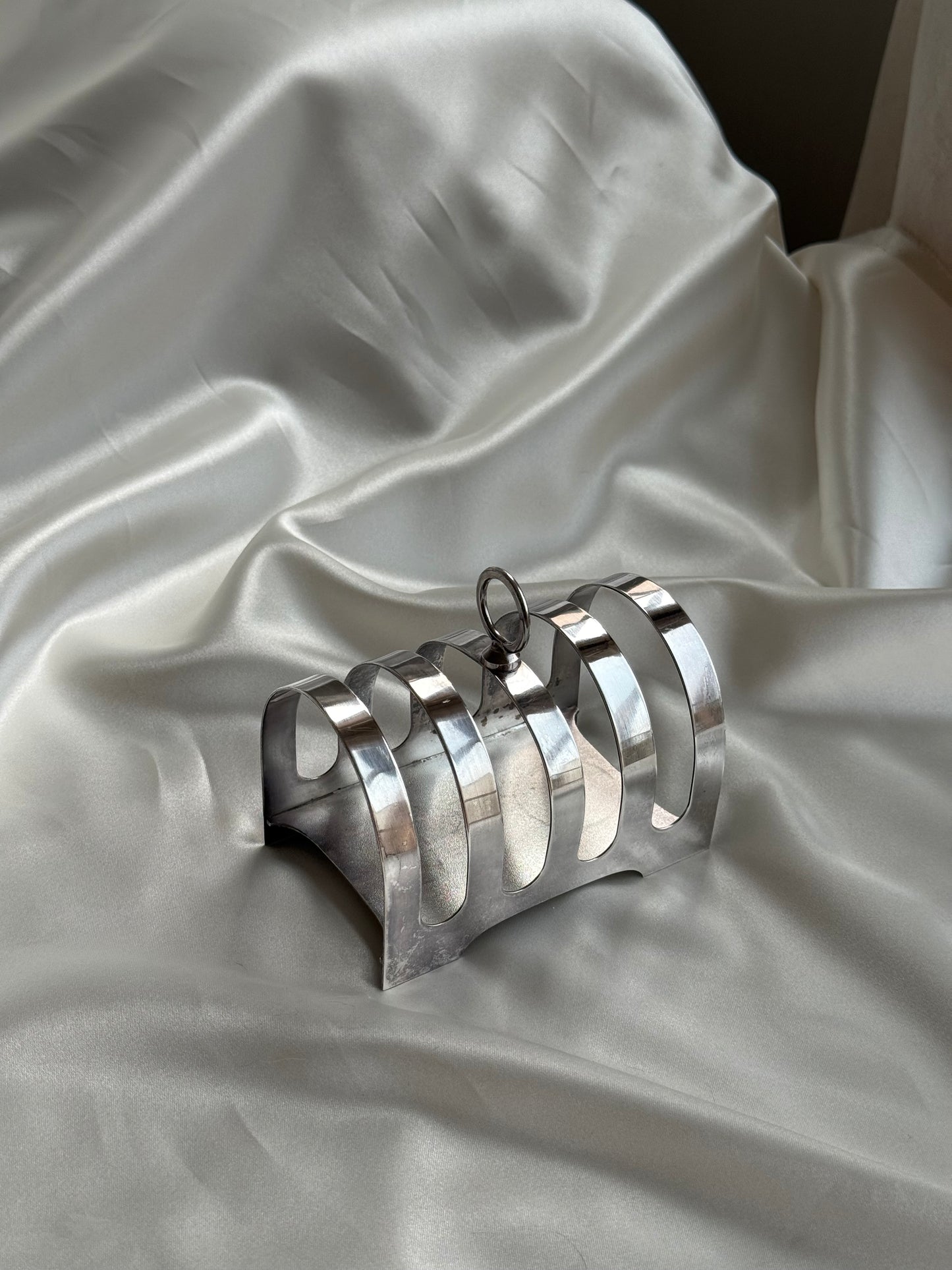 Vintage Silver-Plated Toast Rack