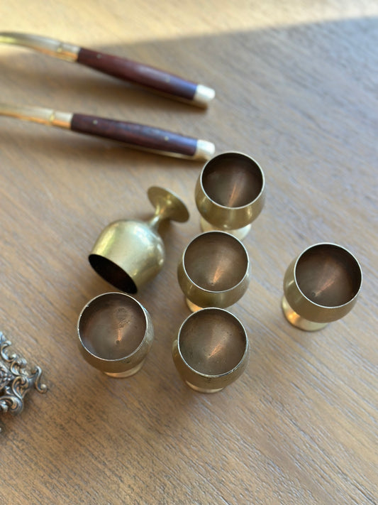 Mini brass globes