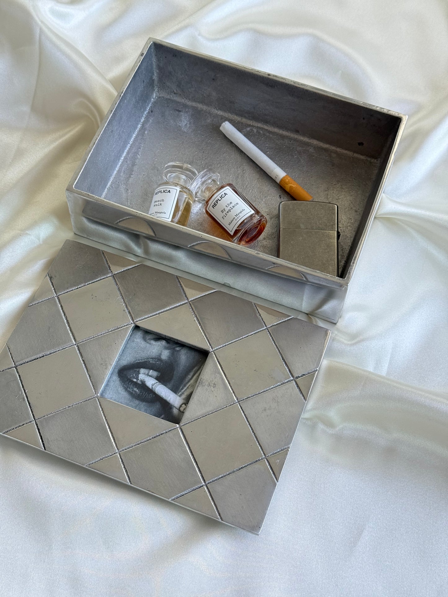 Vintage Metal Keepsake Box – Made in Mexico