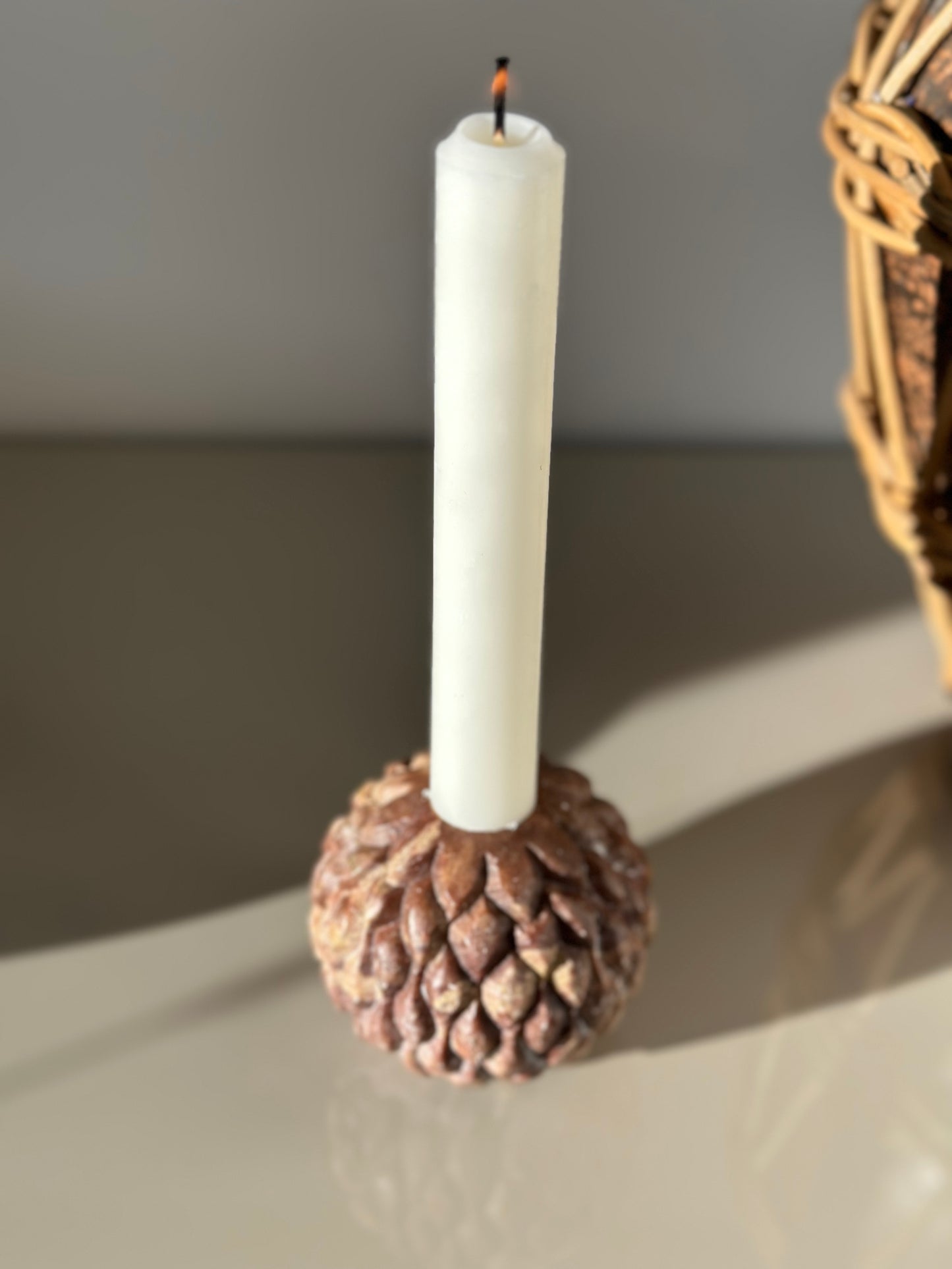 Marble candlestick