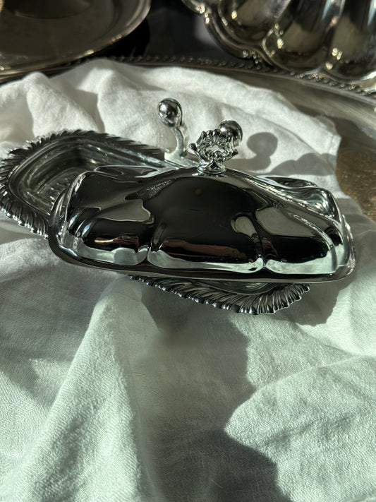 Vintage butter dish