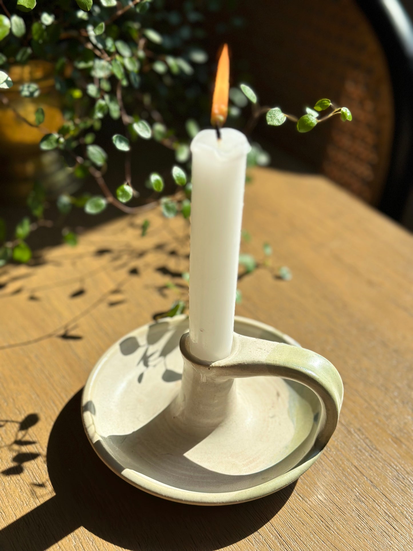 Ceramic handmade candleholder