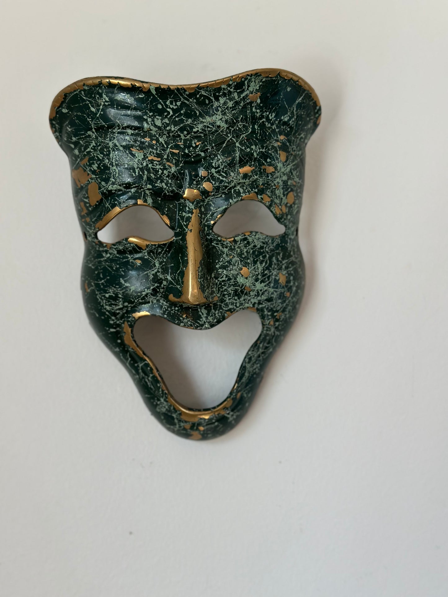 Vintage happy and sad masks