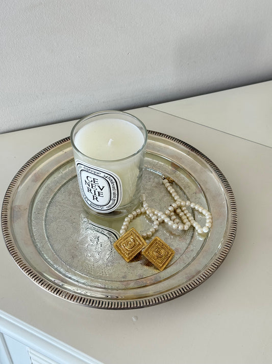 Vintage Primrose Plate Silver Plated Serving Tray