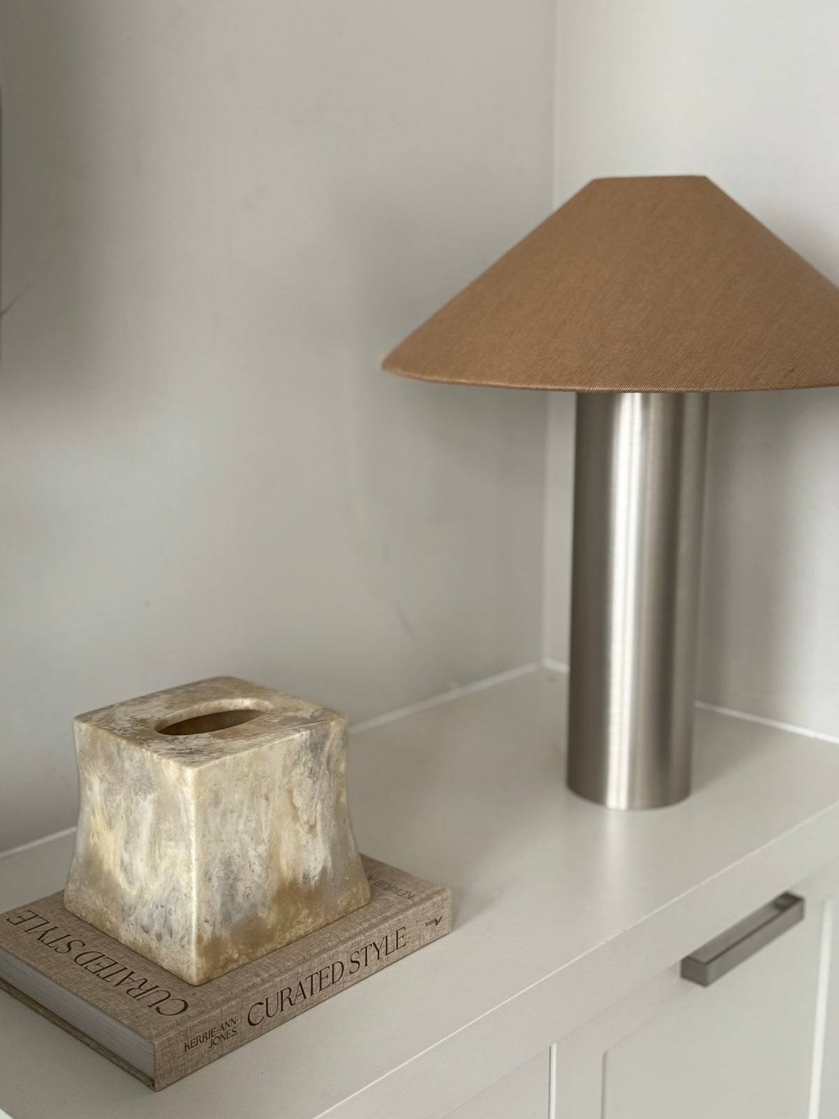 Vintage Faux Marble Tissue Box