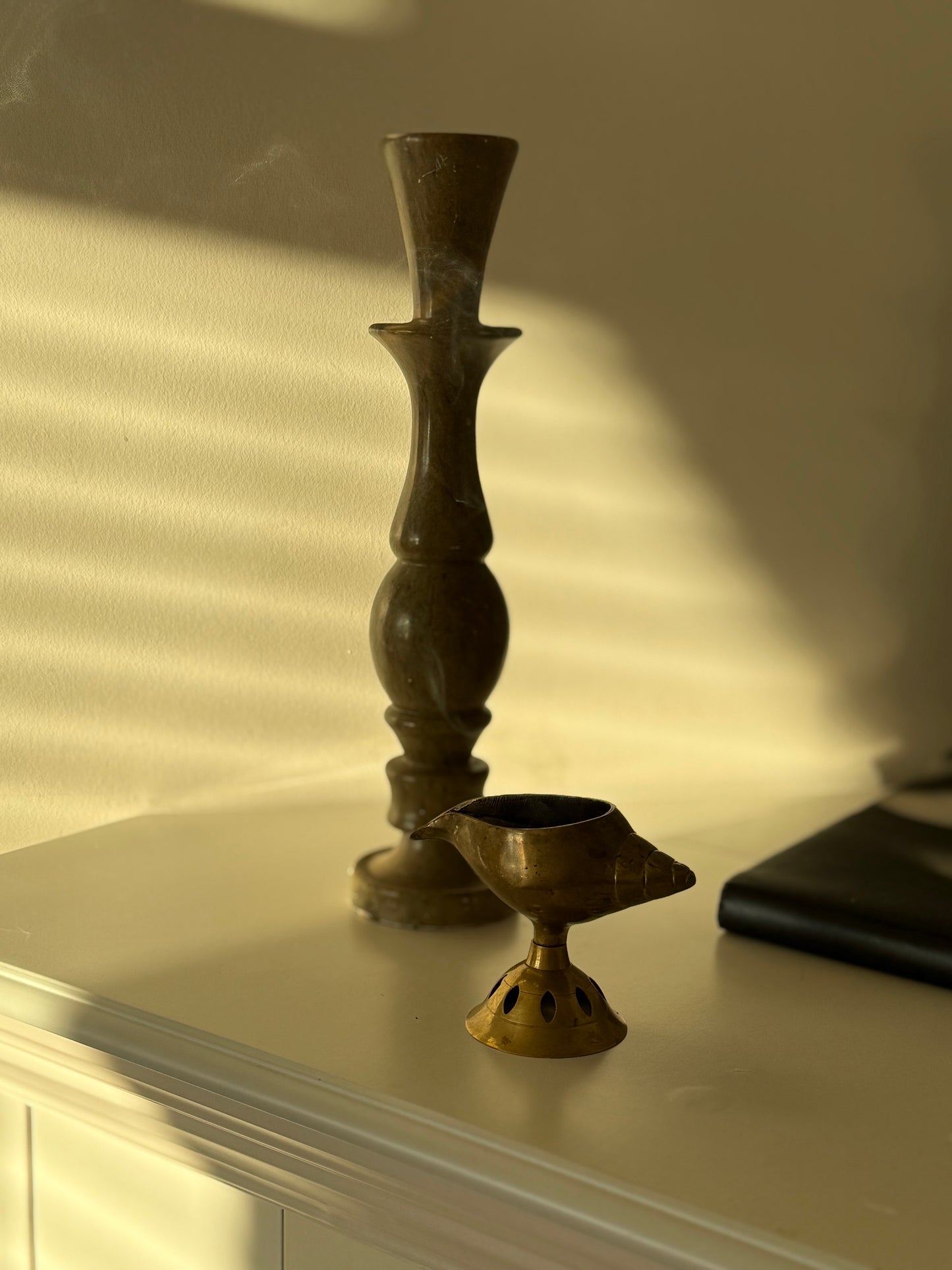 Brass Oil Lamp / Incense Holder