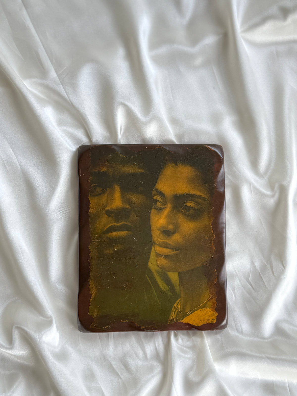 Vintage Portrait Wall Art – Sepia-Toned Couple
