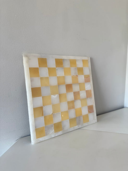 Onyx Stone Checkerboard / Chessboard (14”)