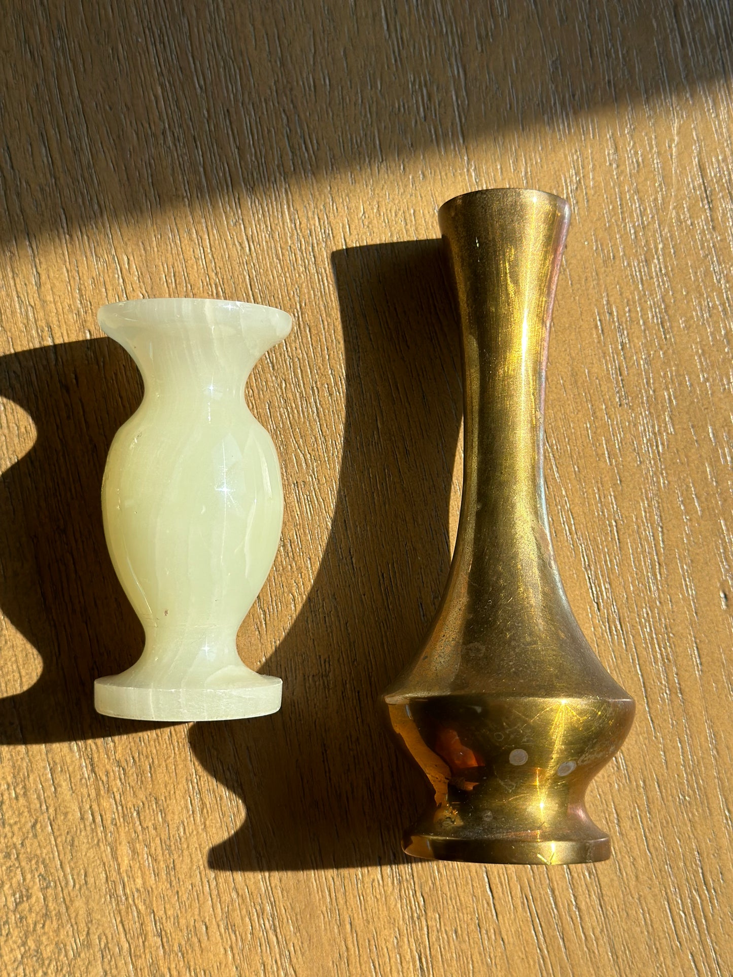 Mini brass vase