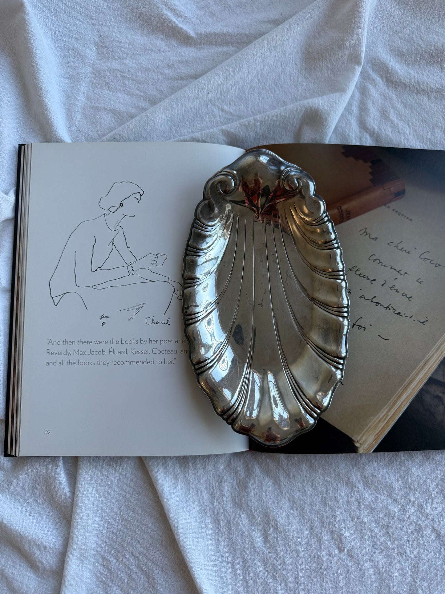 Vintage Silver-Plated Shell Dish