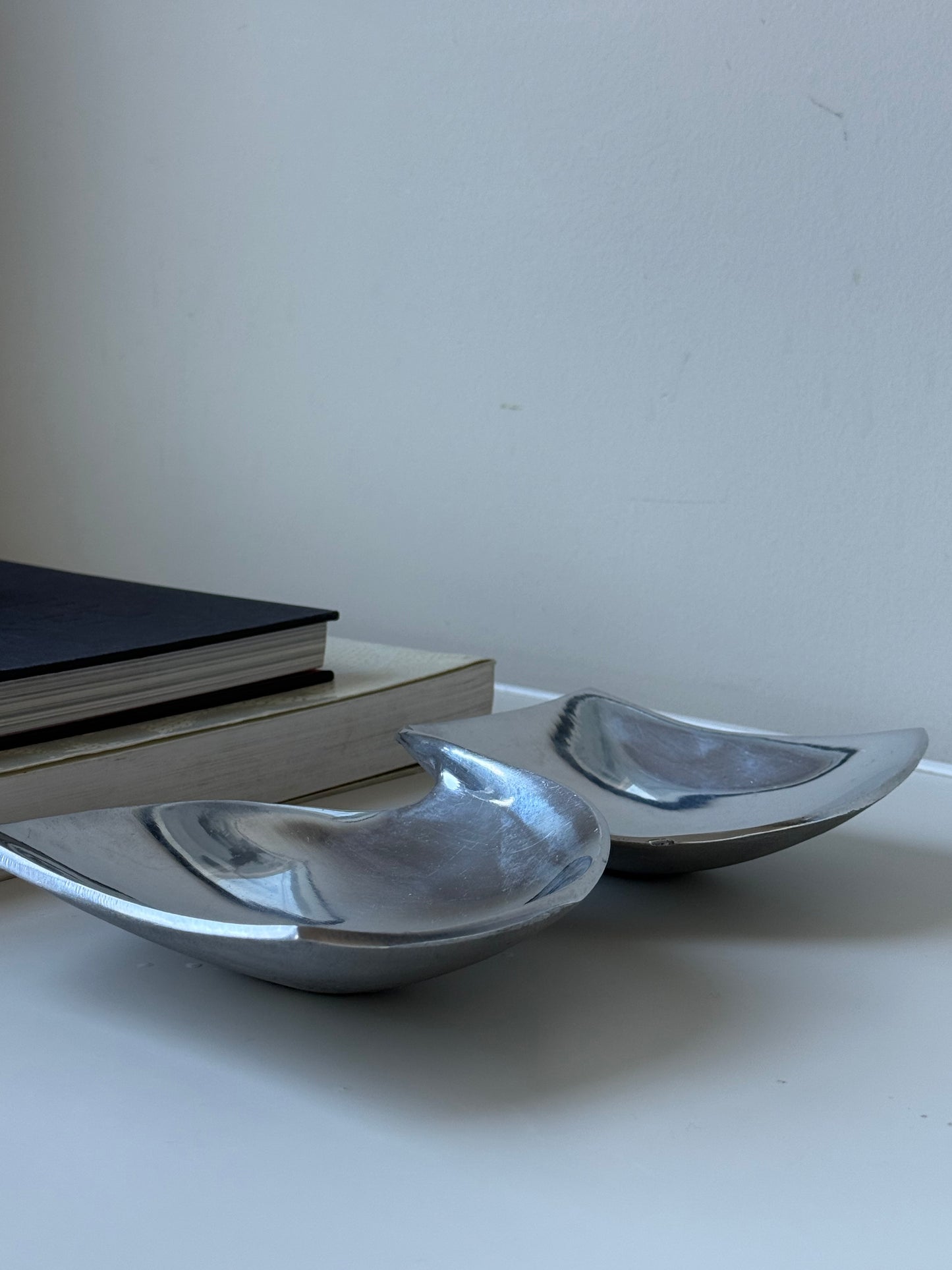 Vintage Sculptural Aluminum Dish