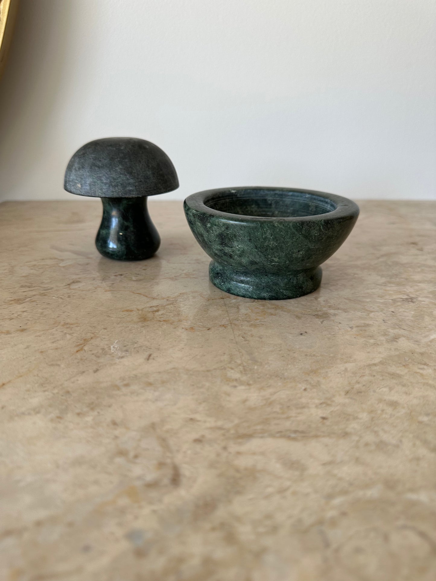 Vintage marble mortar