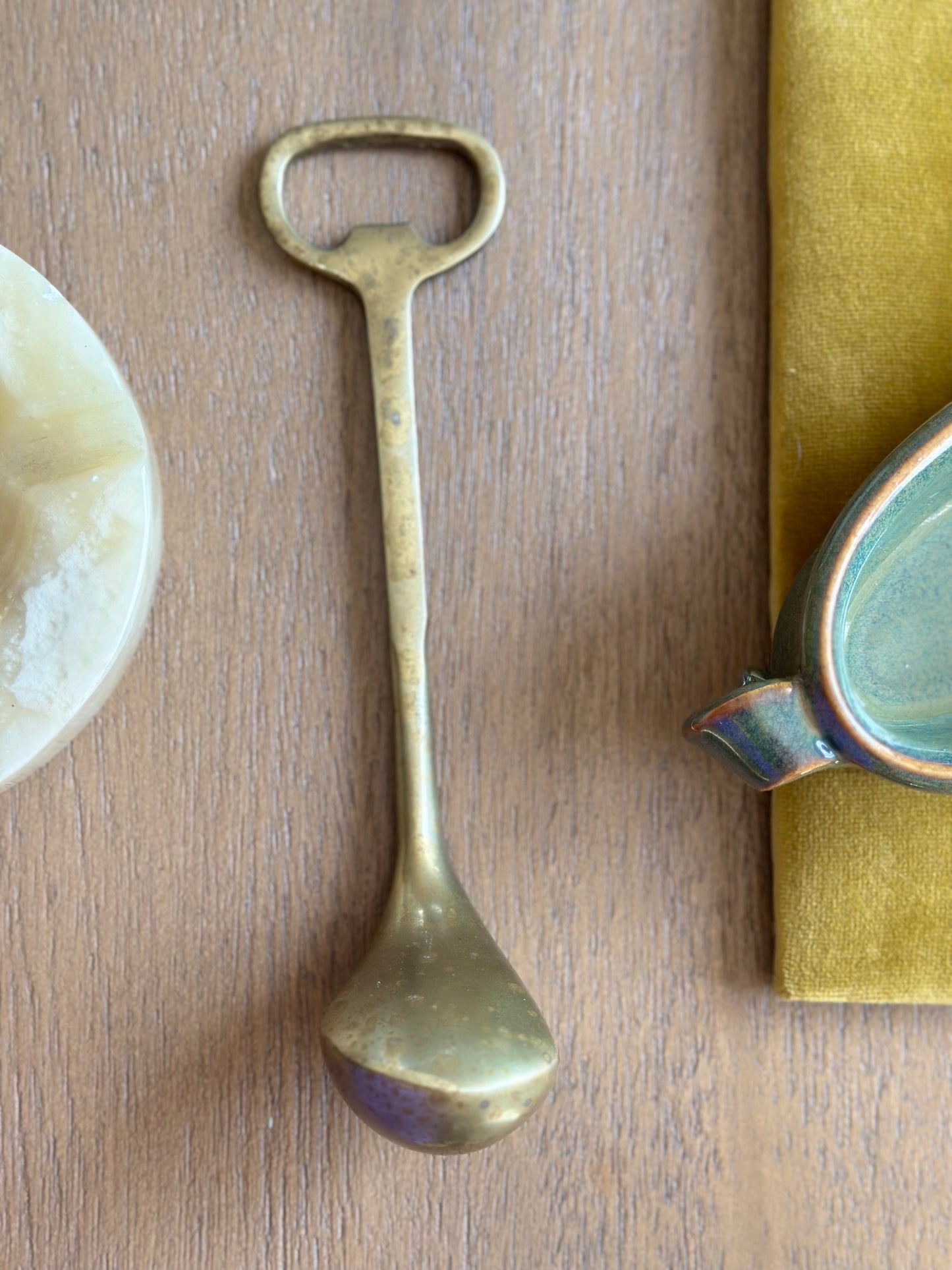 Vintage brass bottle opener