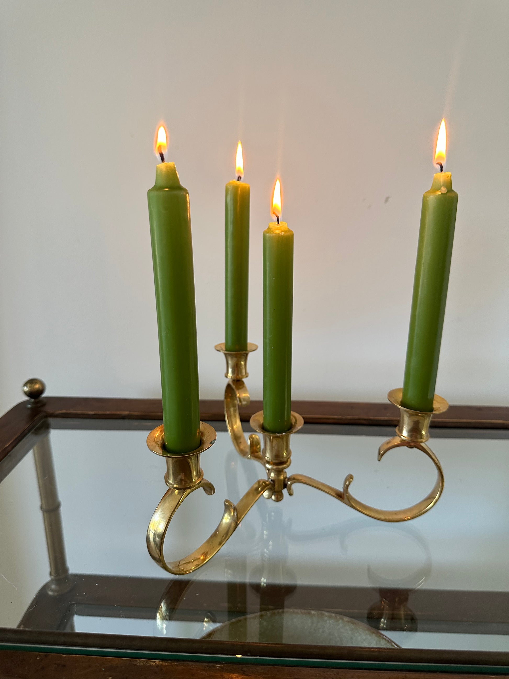 Heavy Brass Candelabra