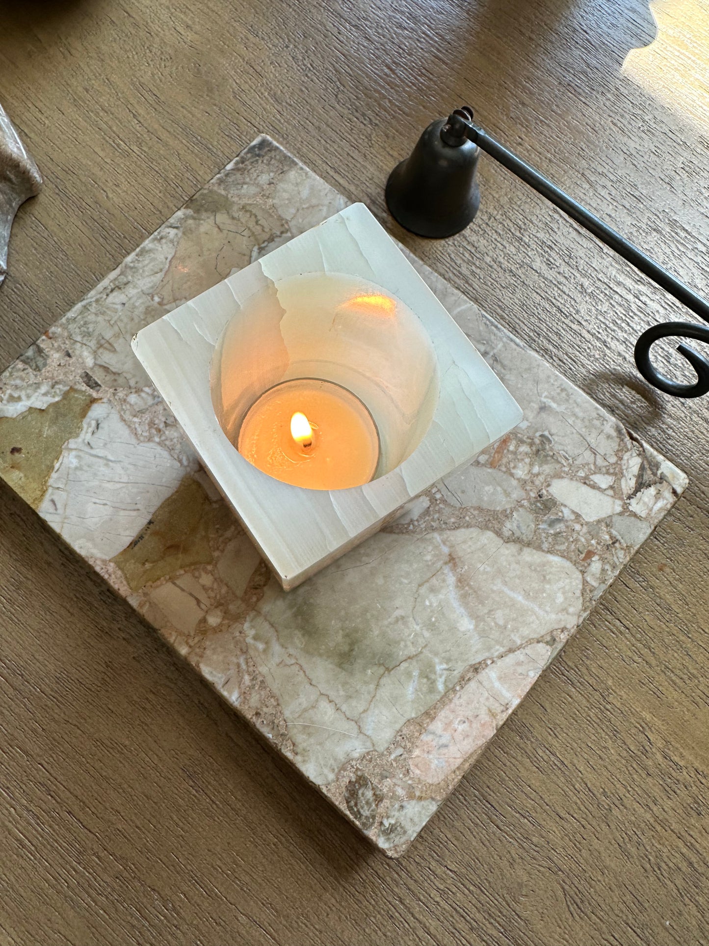 Onyx candleholder