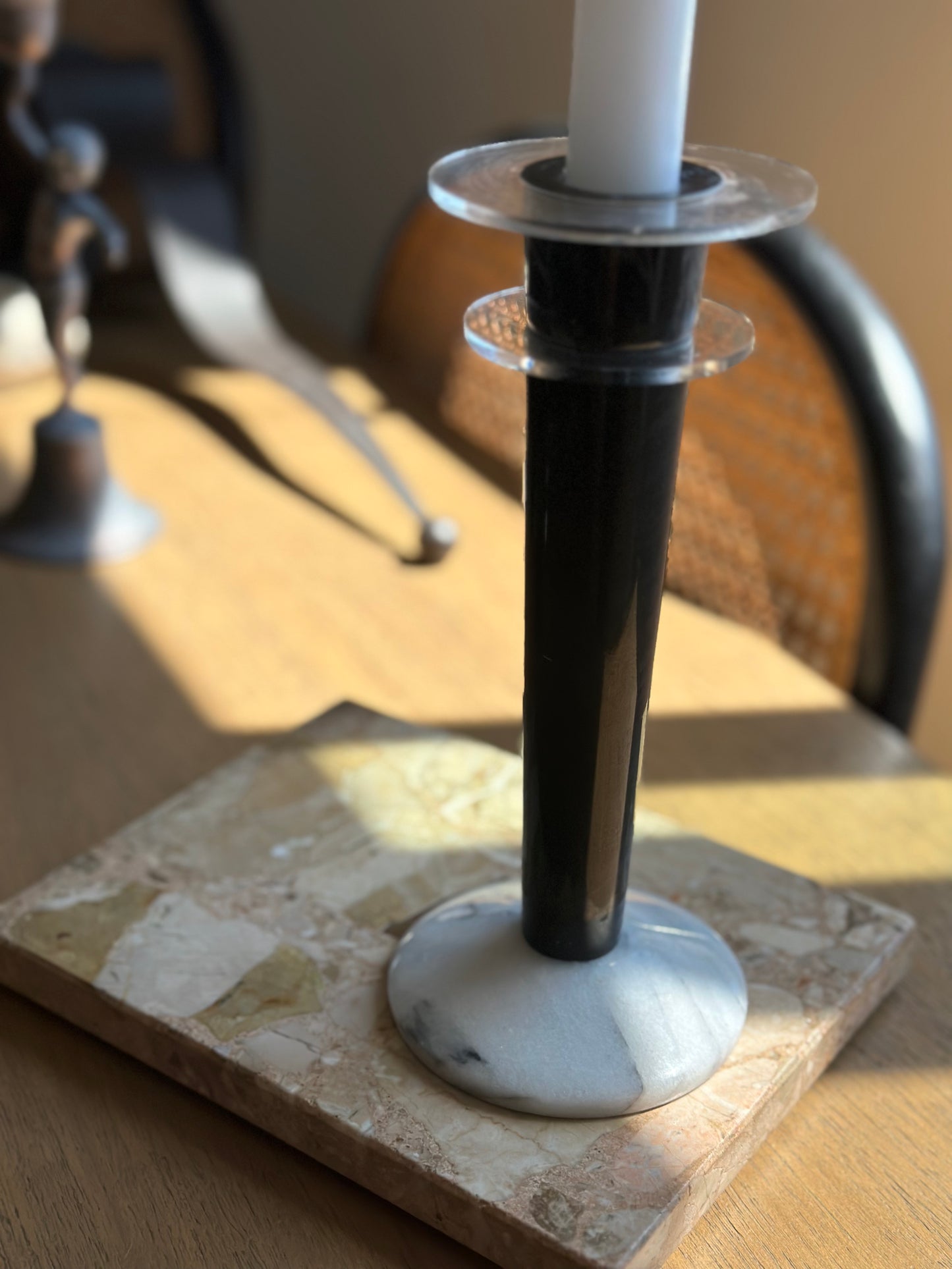 Mcm marble candlestick