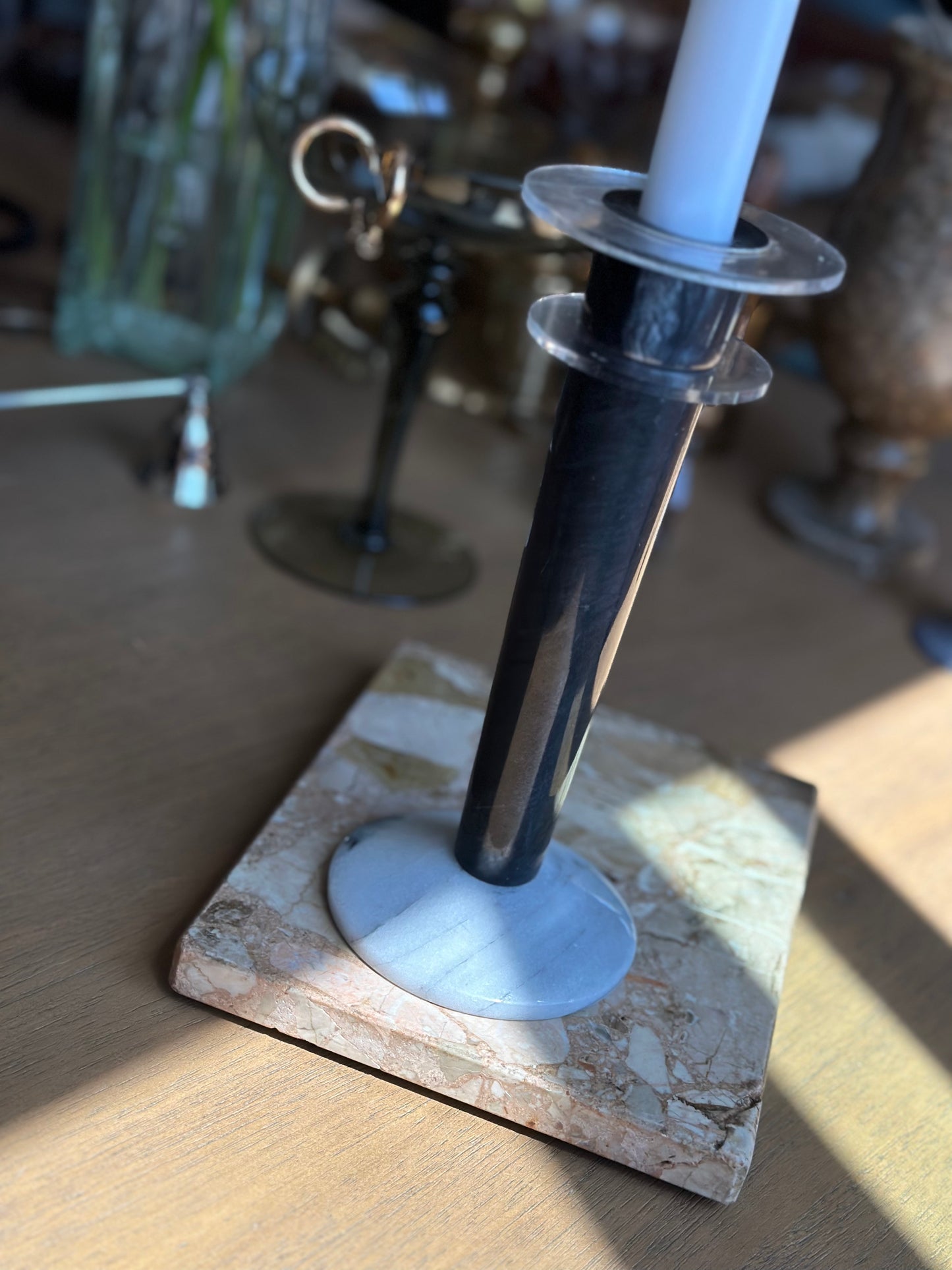 Mcm marble candlestick