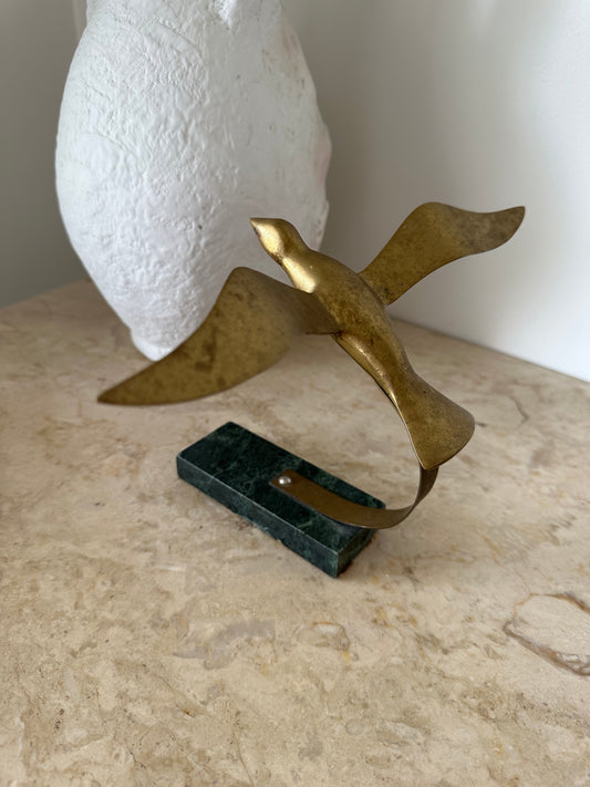 Brass Marble Seagull 