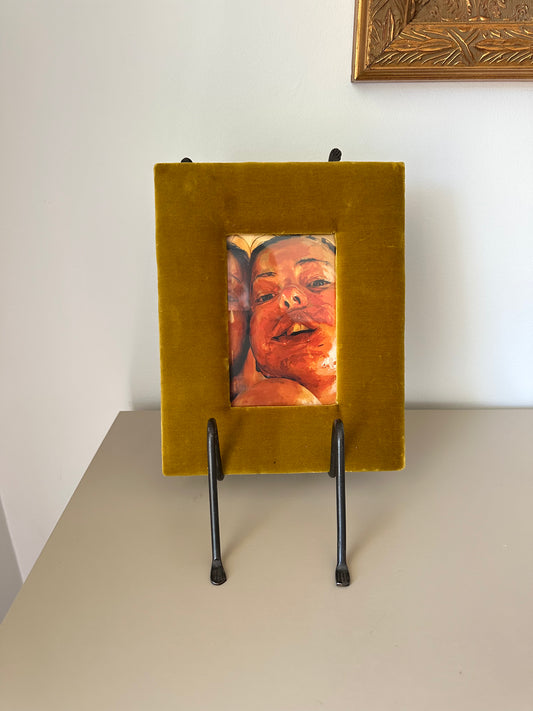 Velvet photo frame