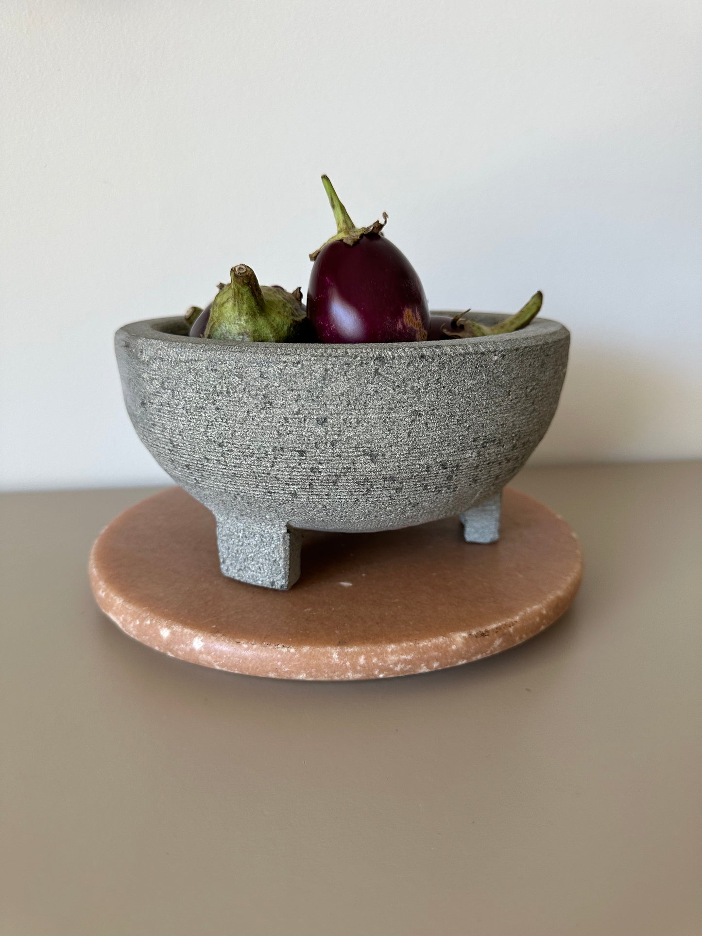 Large concrete bowl