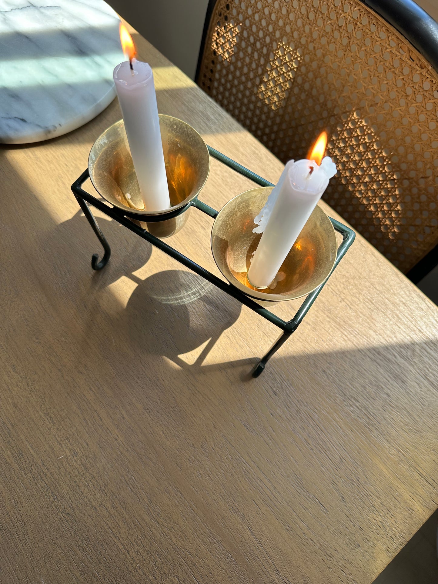 Vintage candleholder on stand