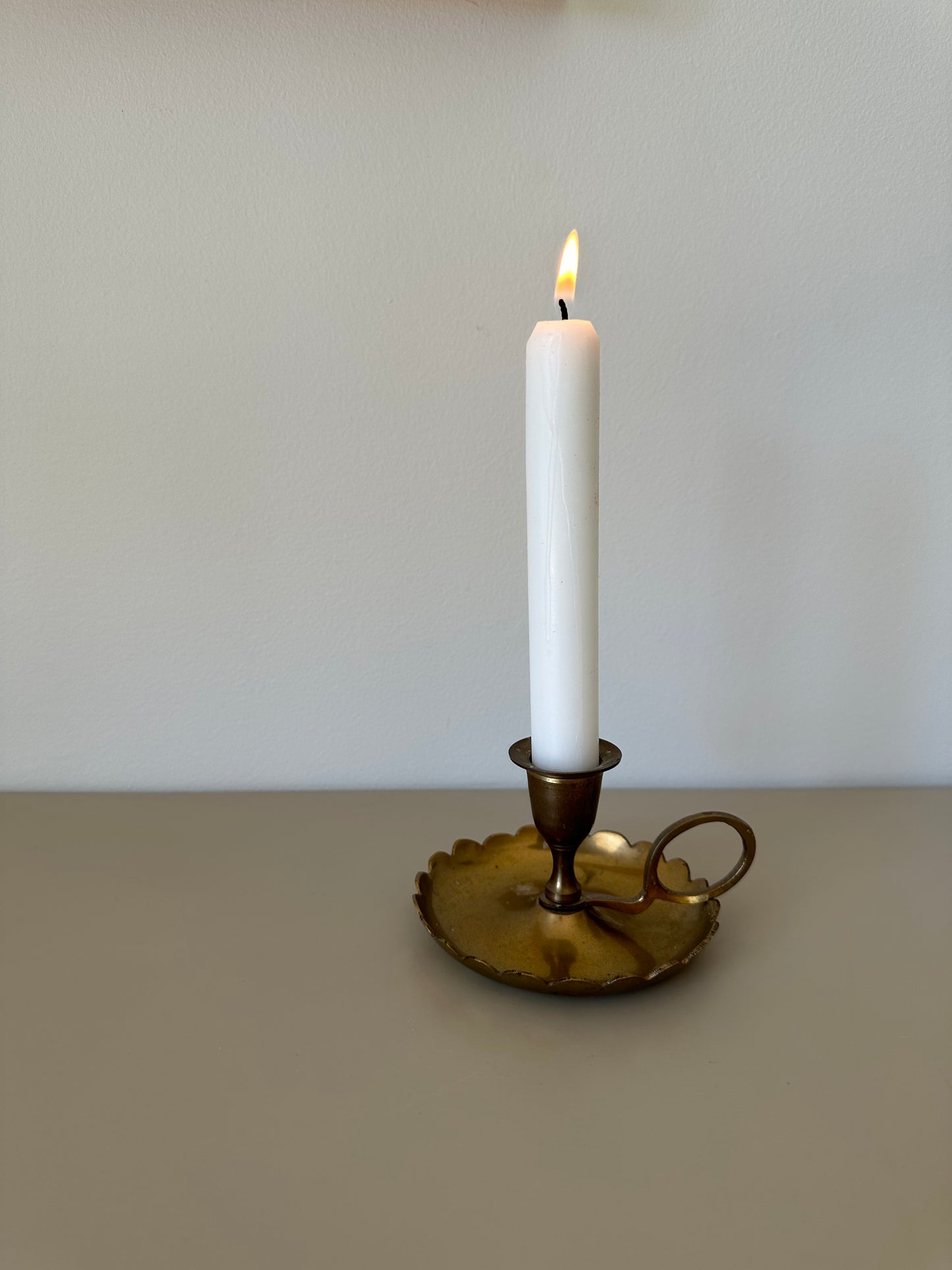 Vintage Brass Candlestick 