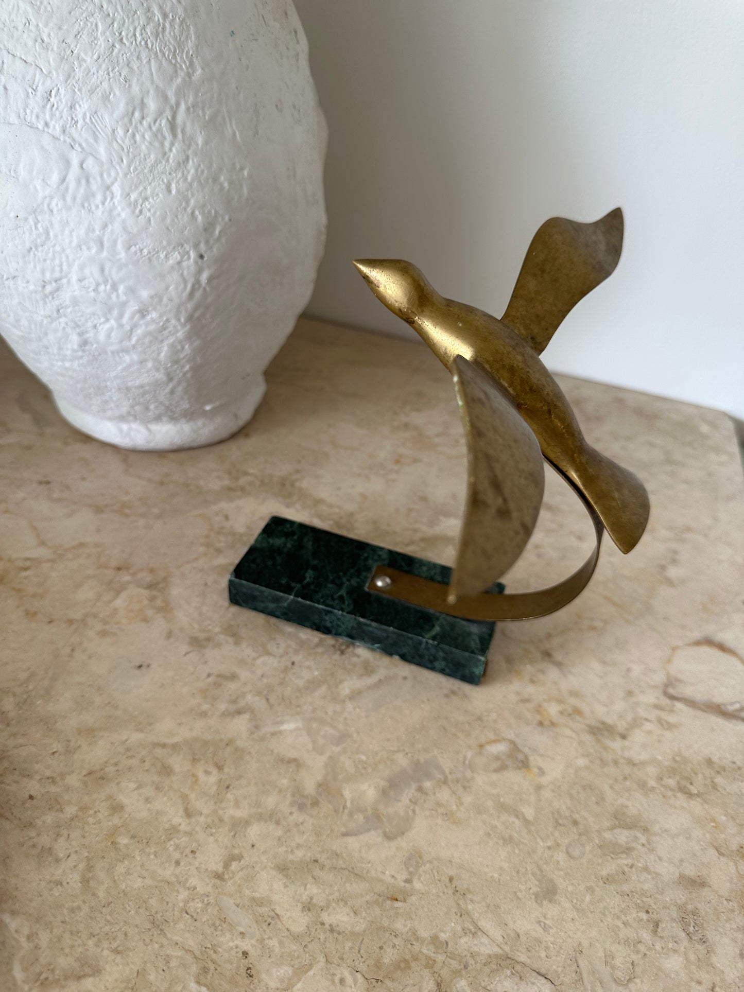 Brass Marble Seagull 