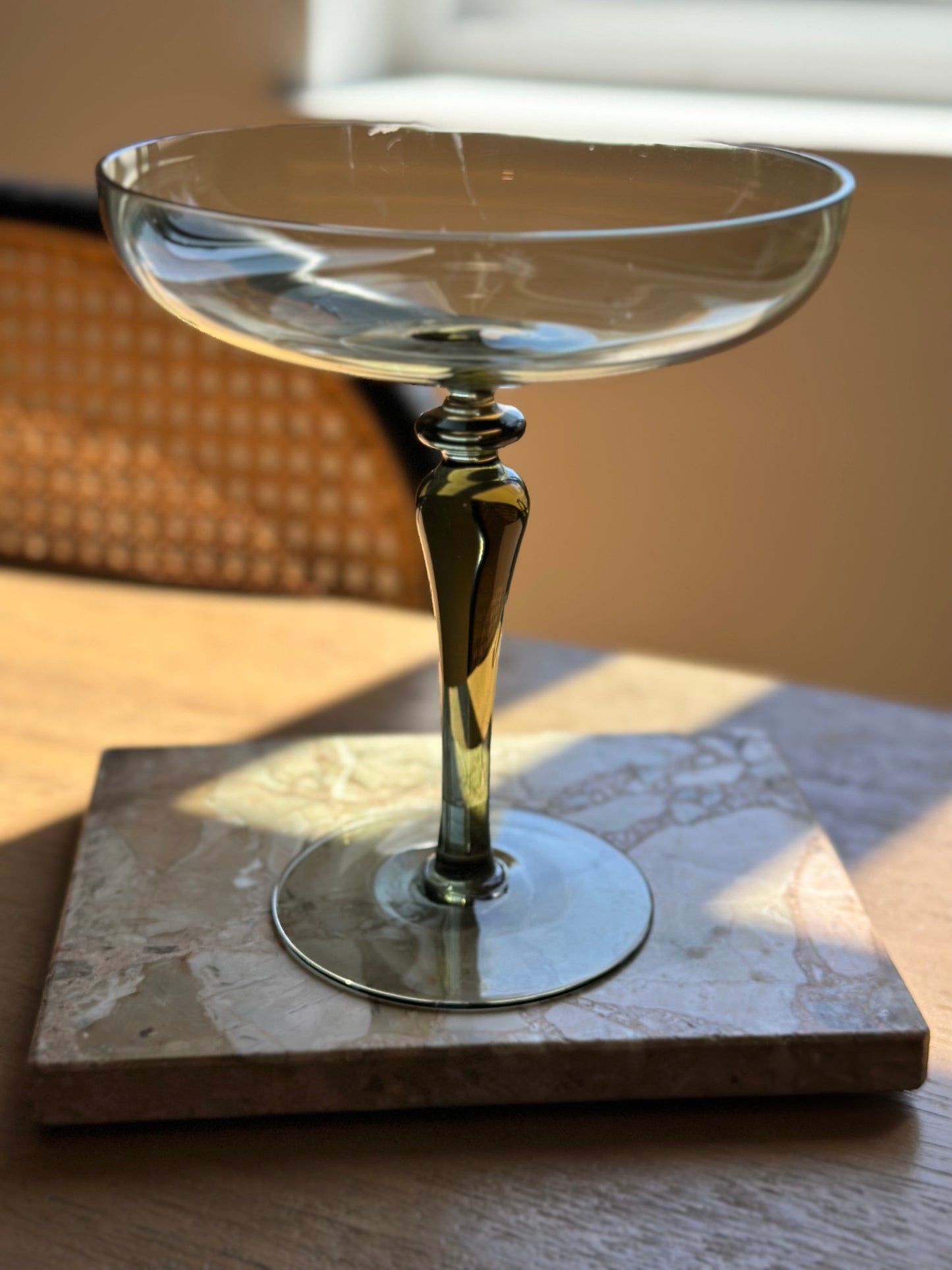 Vintage Large coupe glass