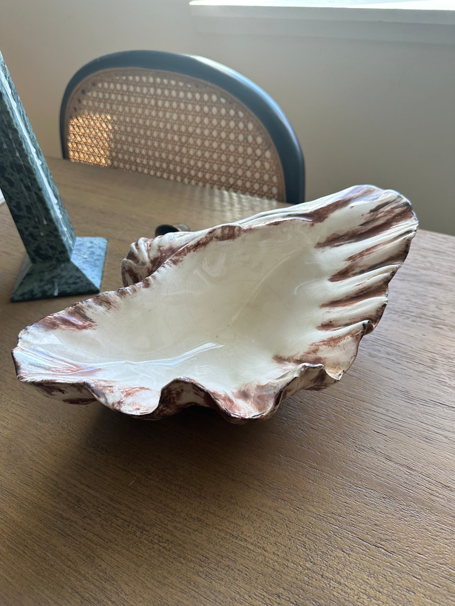 Ceramic shell dish