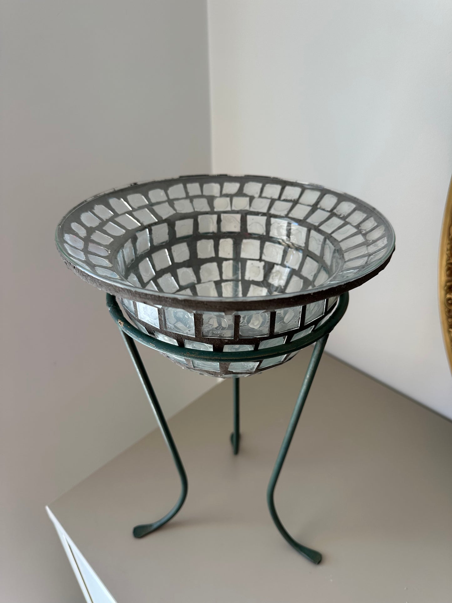 Bowl on Iron Stand