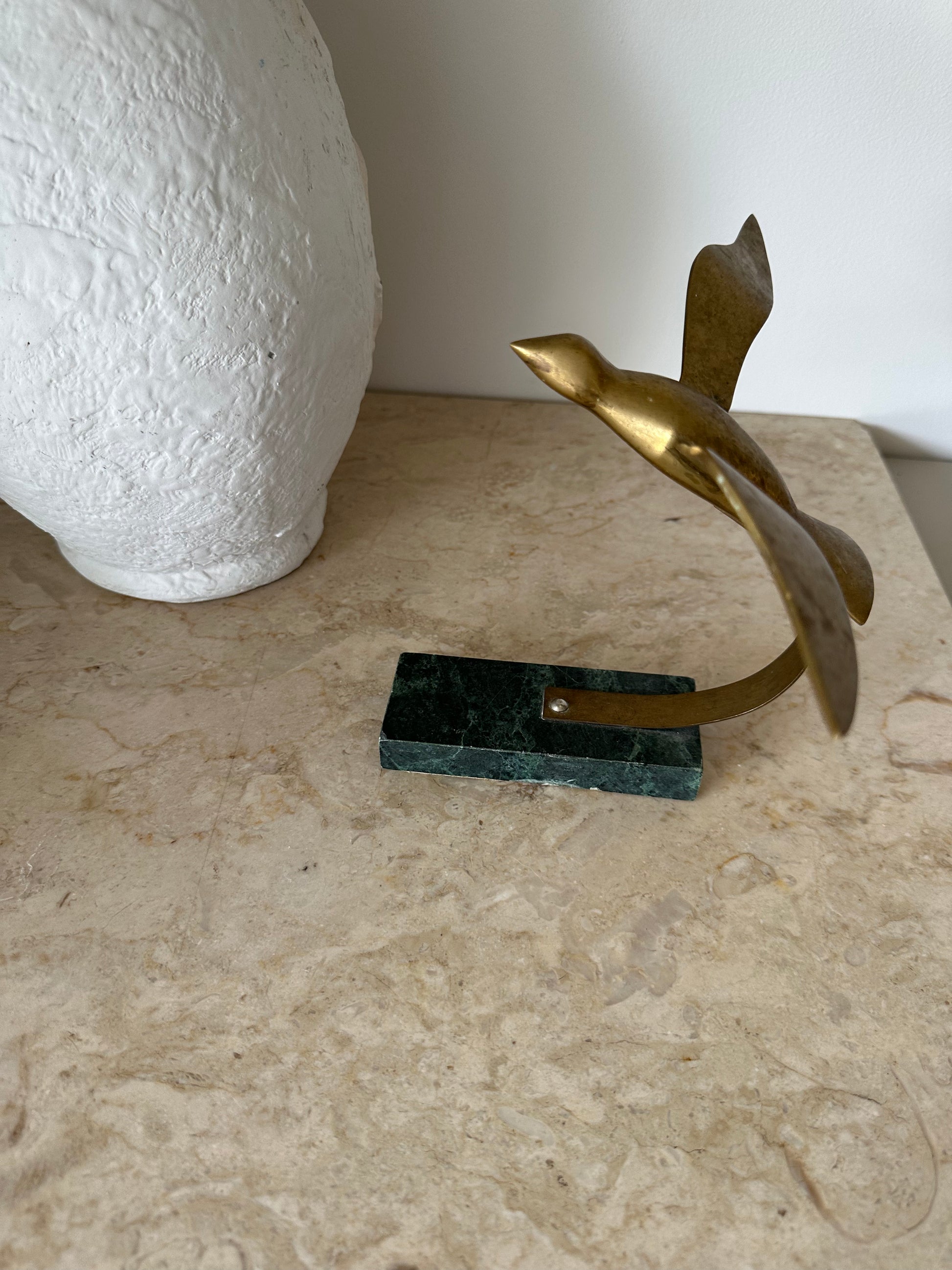 Brass Marble Seagull 