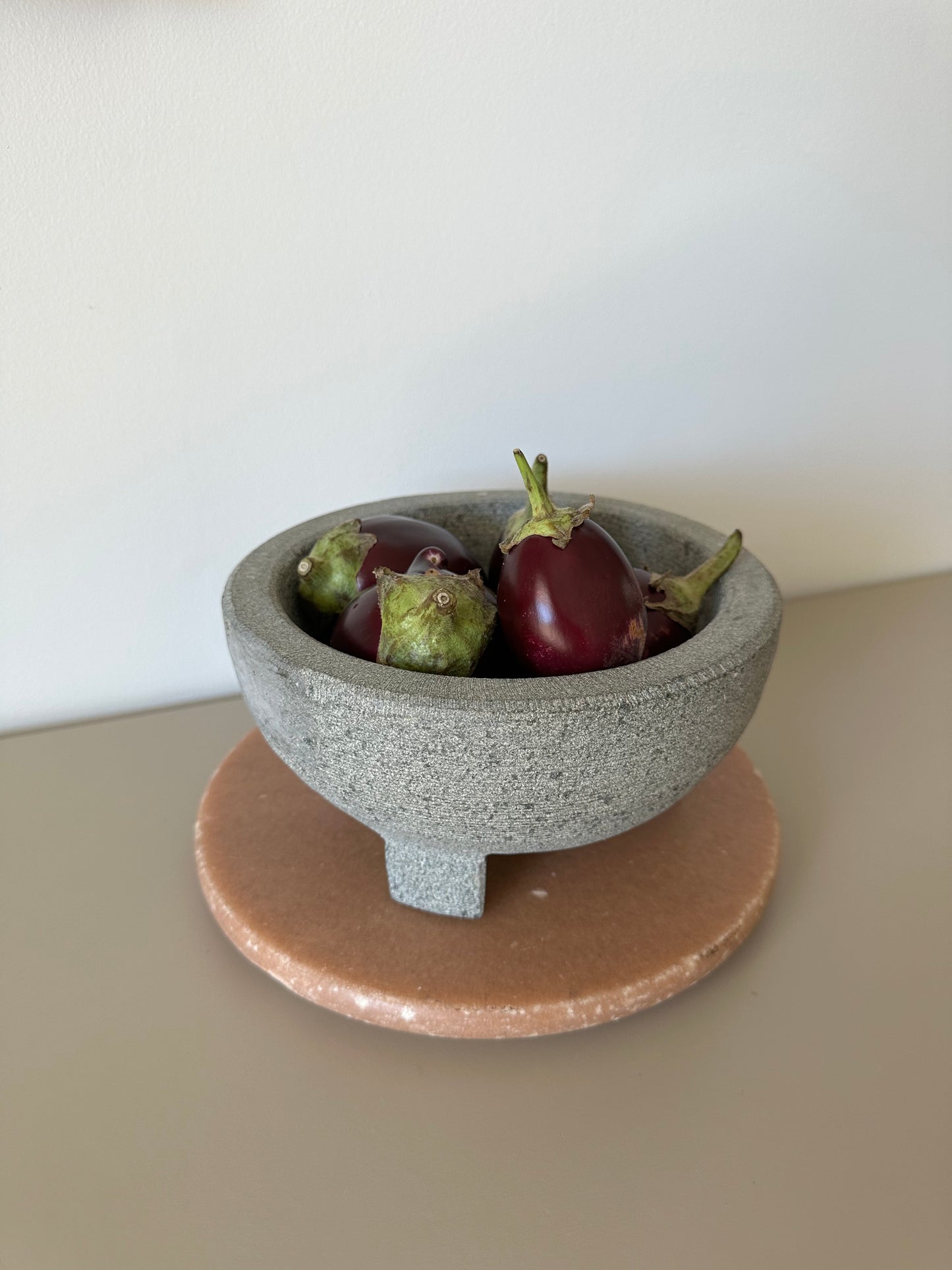 Large concrete bowl