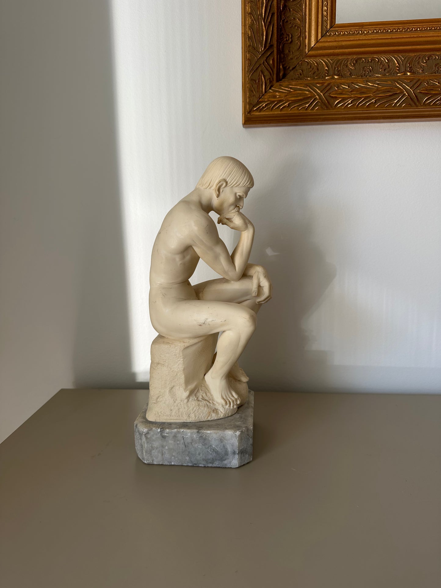 The thinker statue