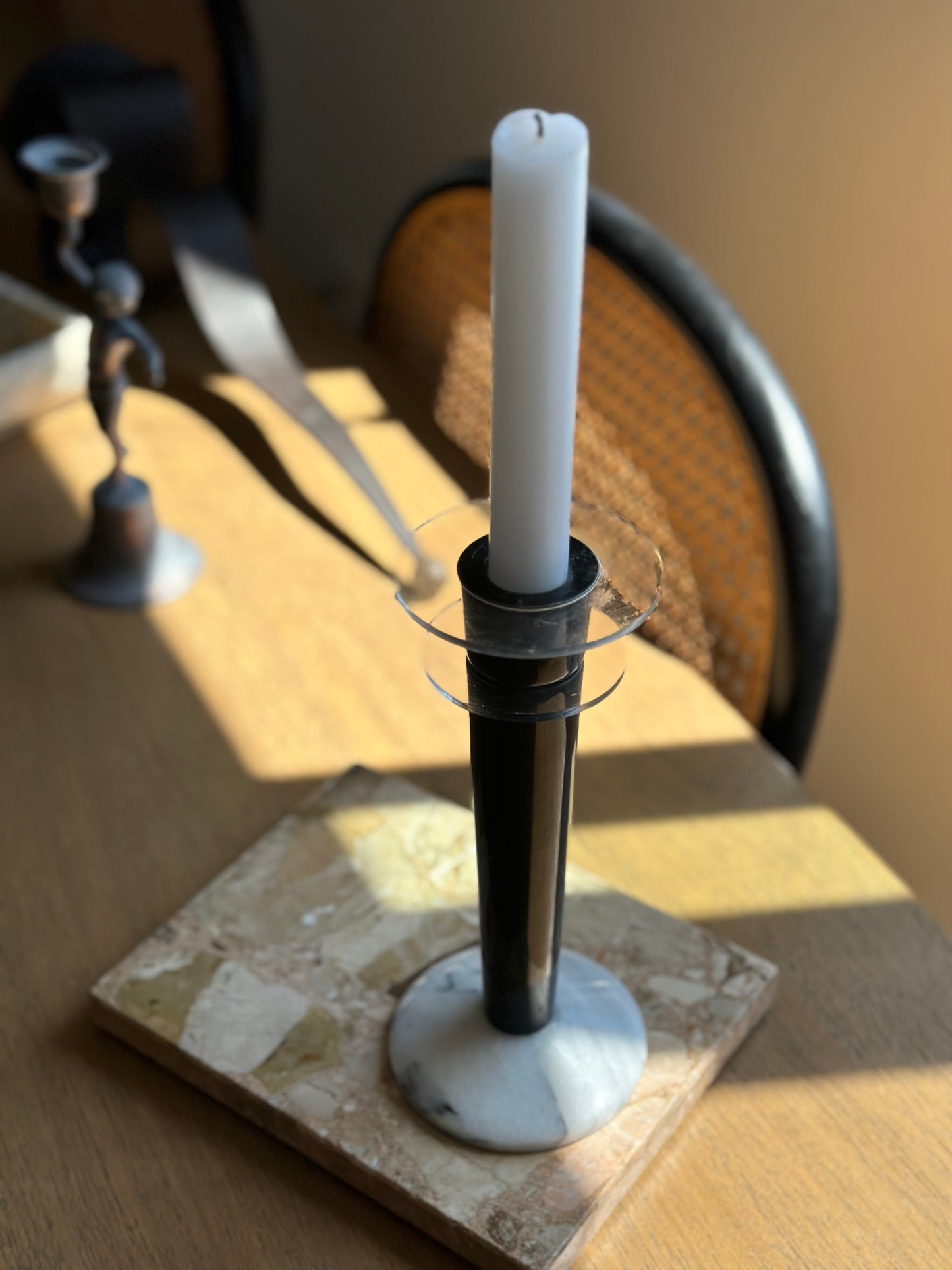 Mcm marble candlestick