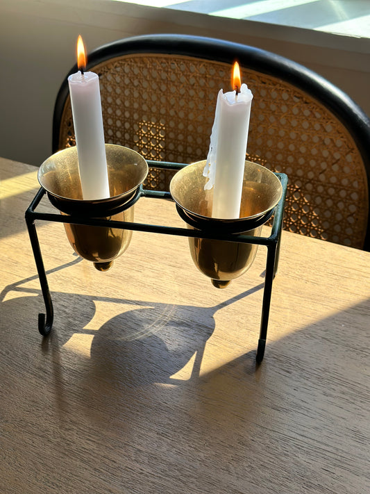 Vintage candleholder on stand