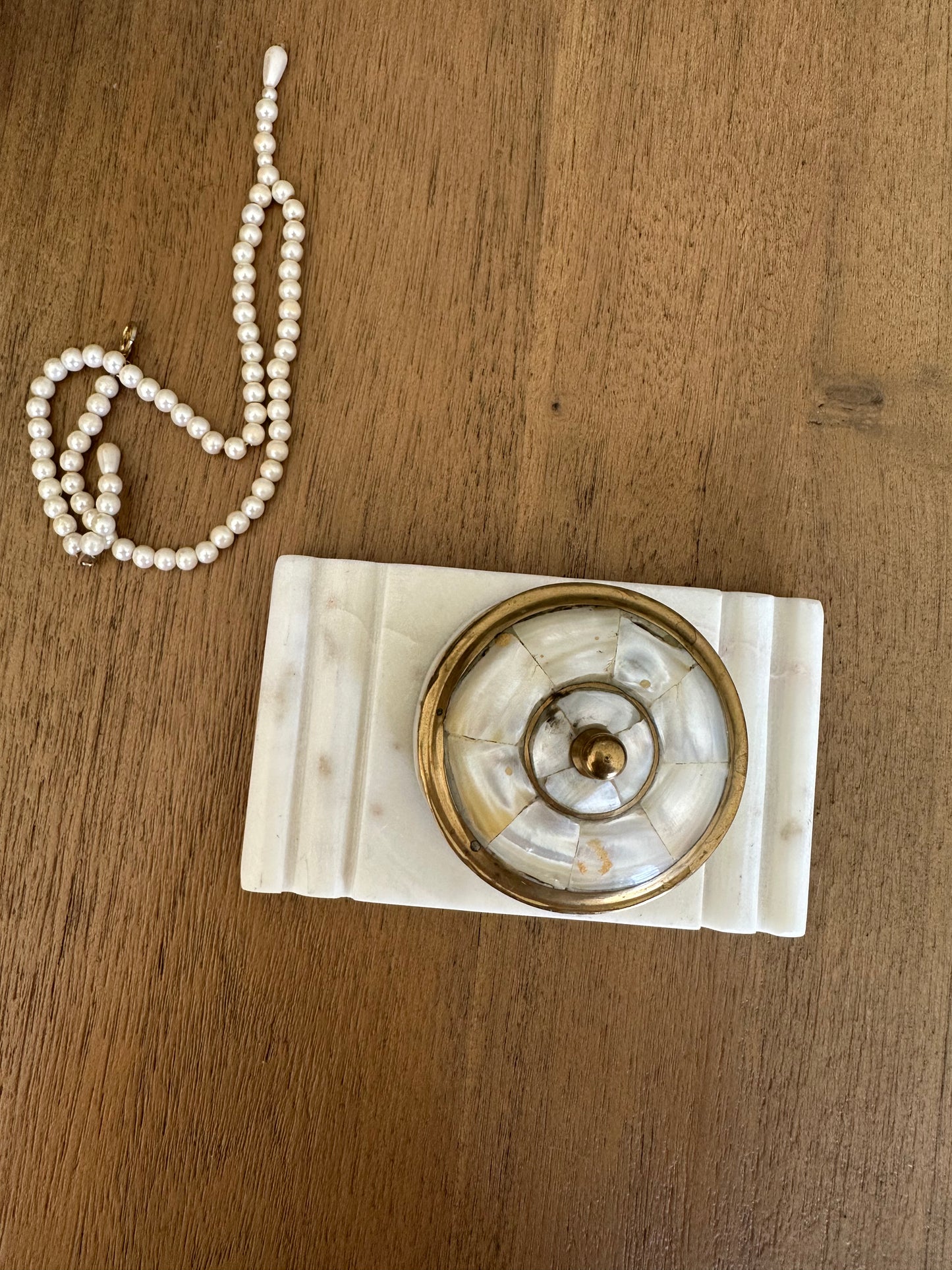 Marble soap holder