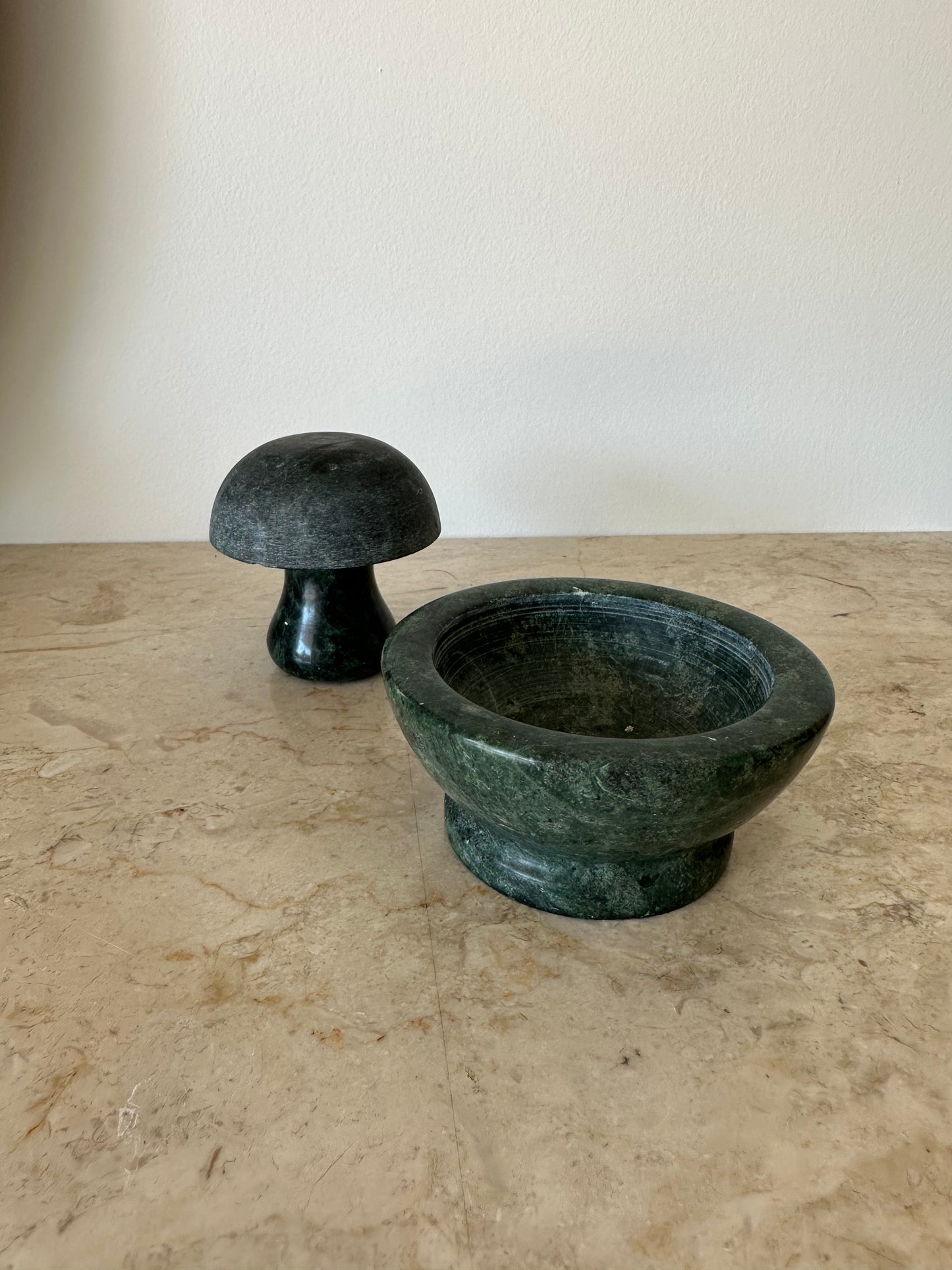 Vintage marble mortar