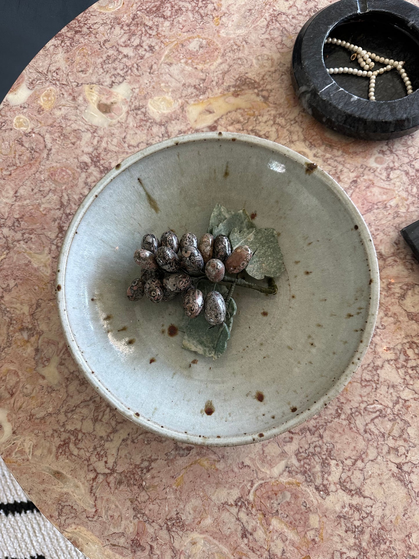 Light blue ceramic bowl