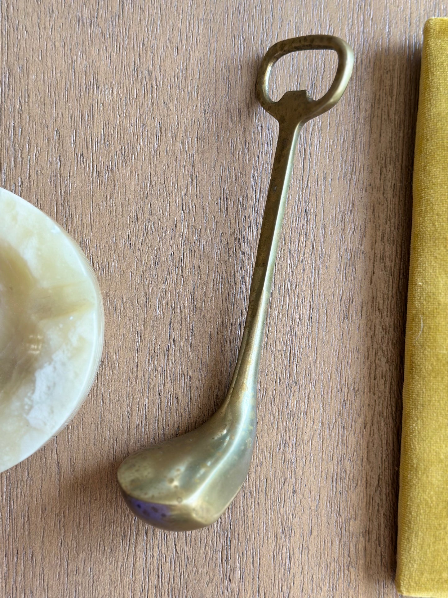 Vintage brass bottle opener