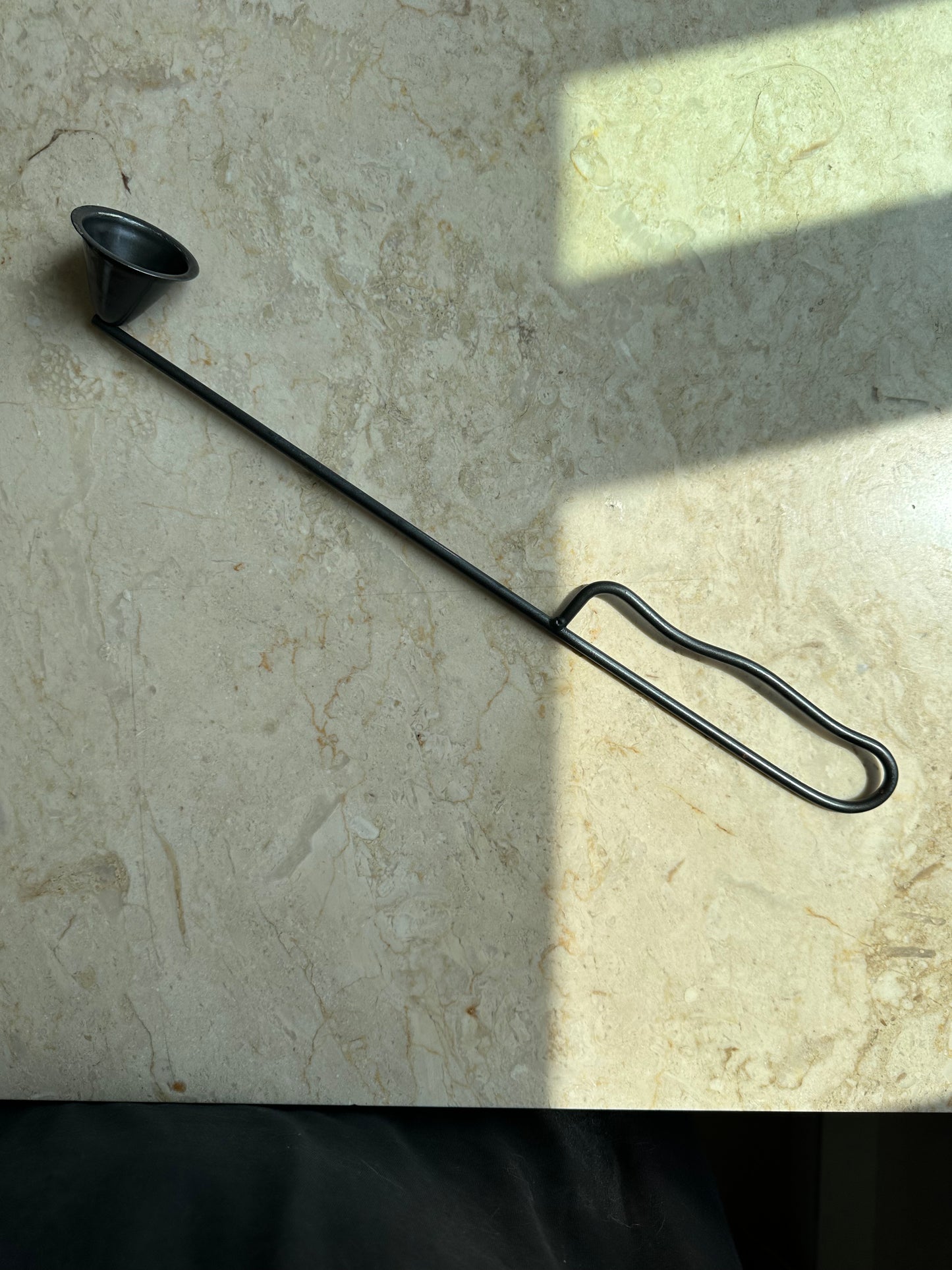 Large iron snuffer