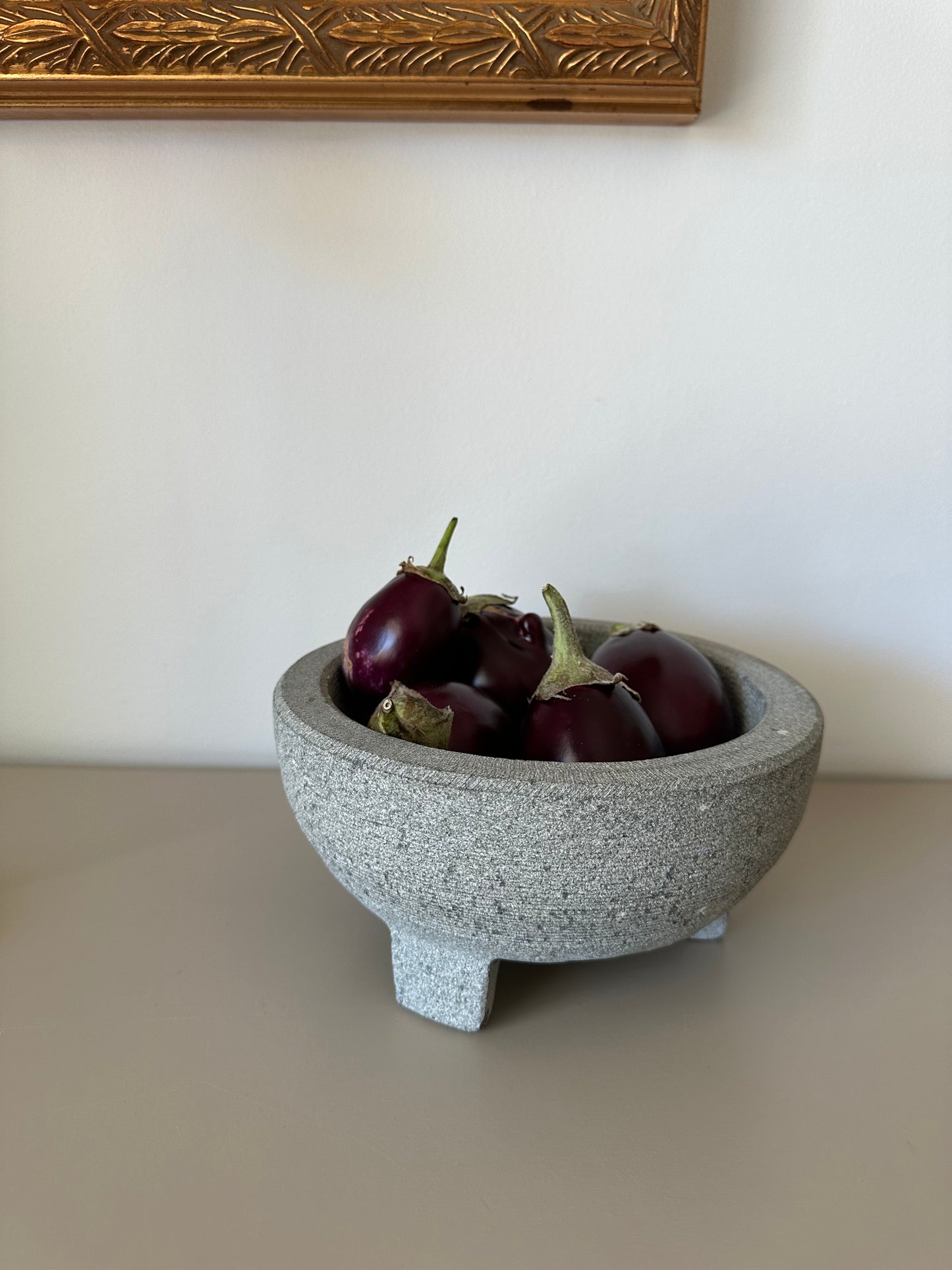 Large concrete bowl