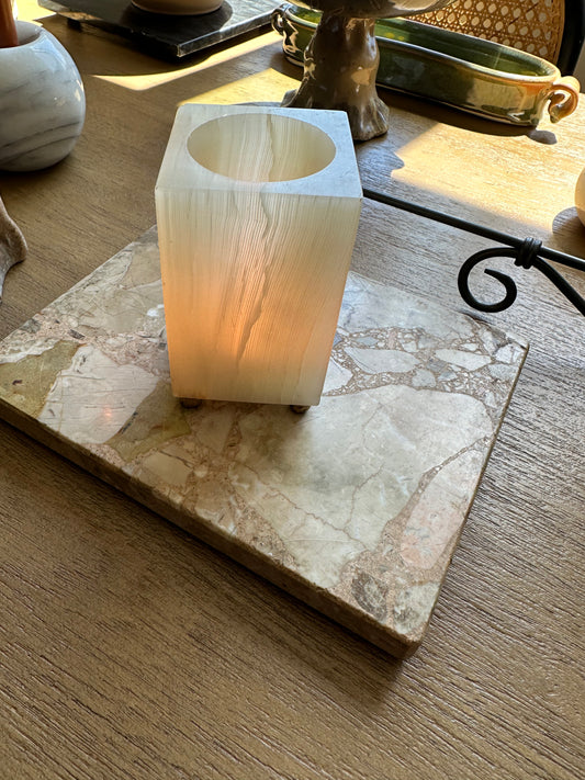 Onyx candleholder