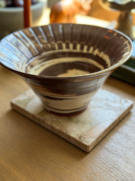 Handmade pottery bowl