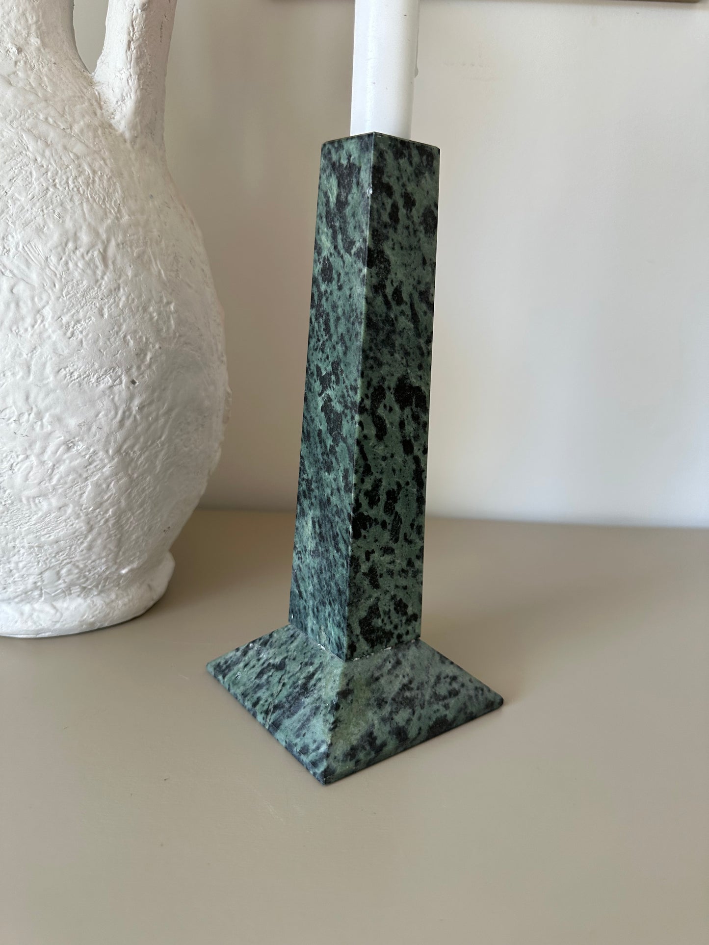 Vintage marble candlestick