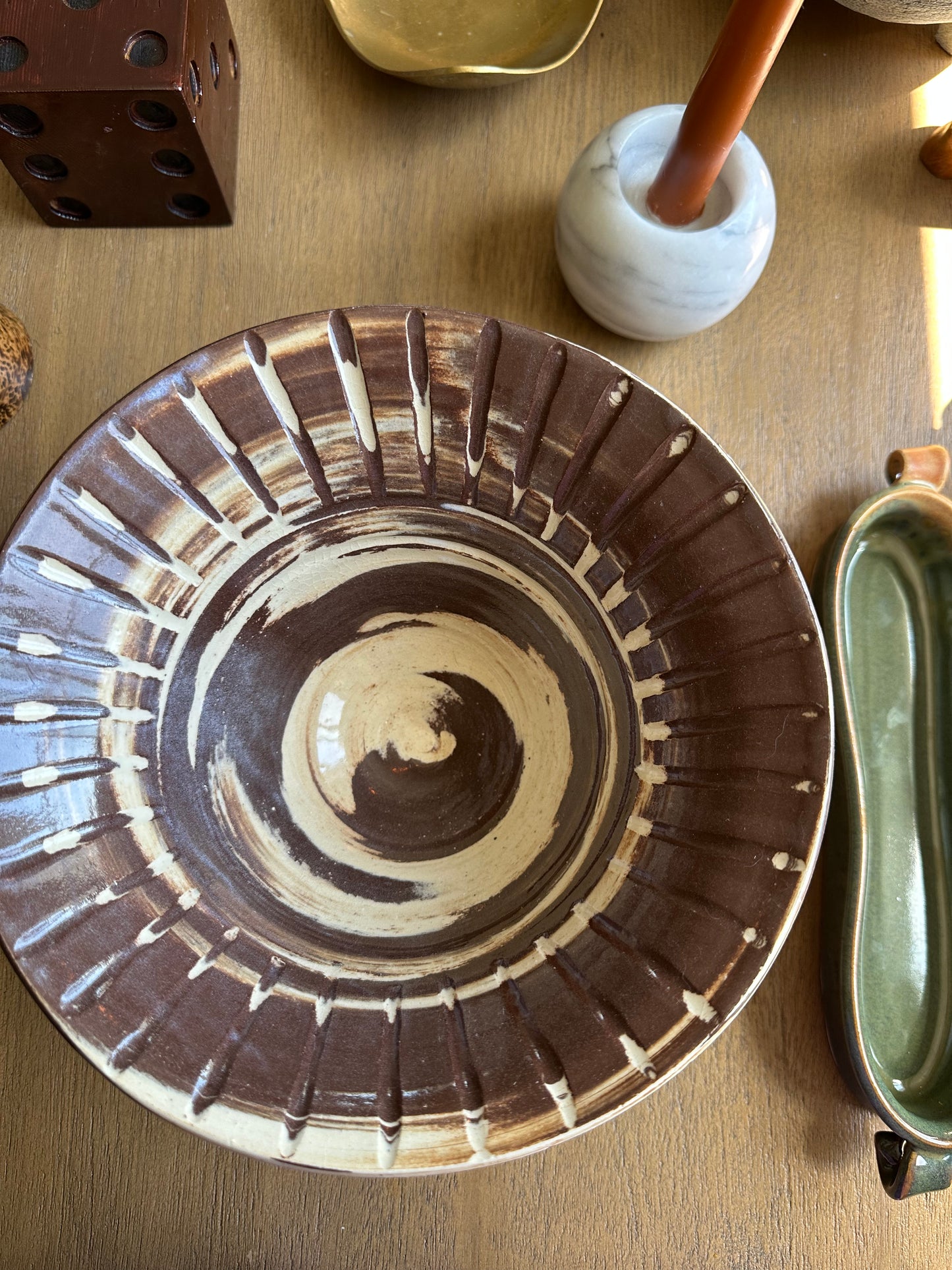 Handmade pottery bowl