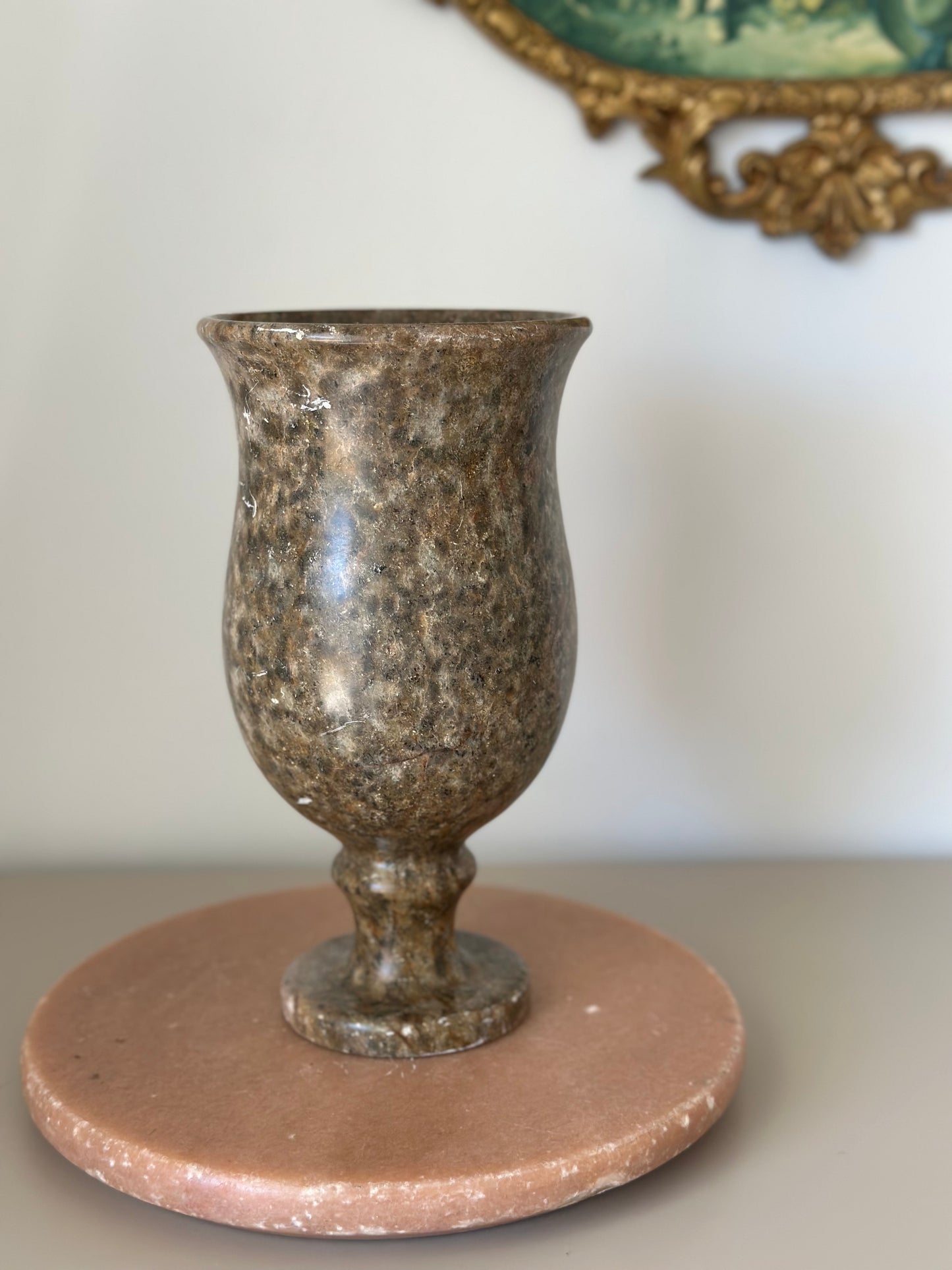 Vintage marble vase