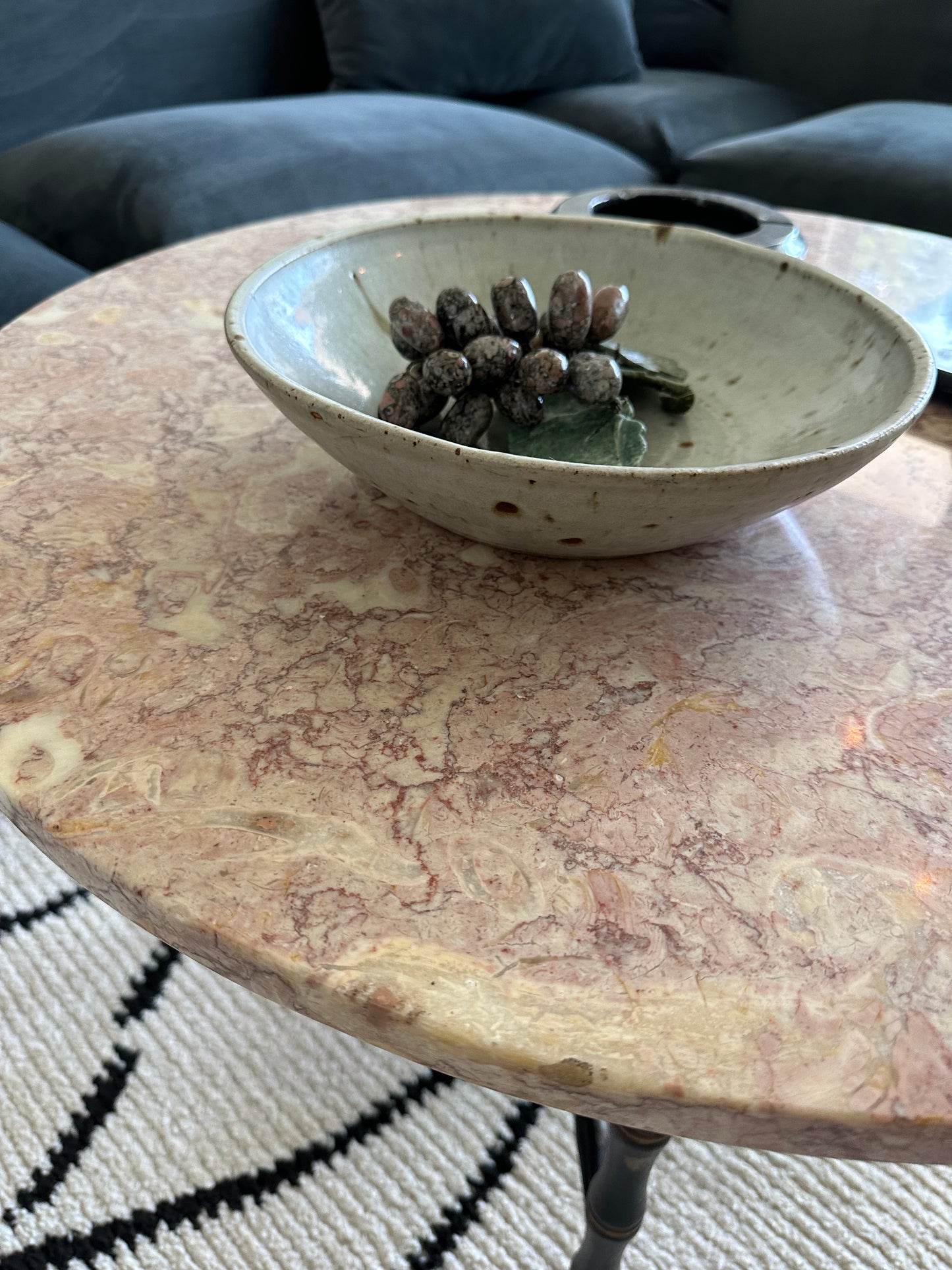 Light blue ceramic bowl